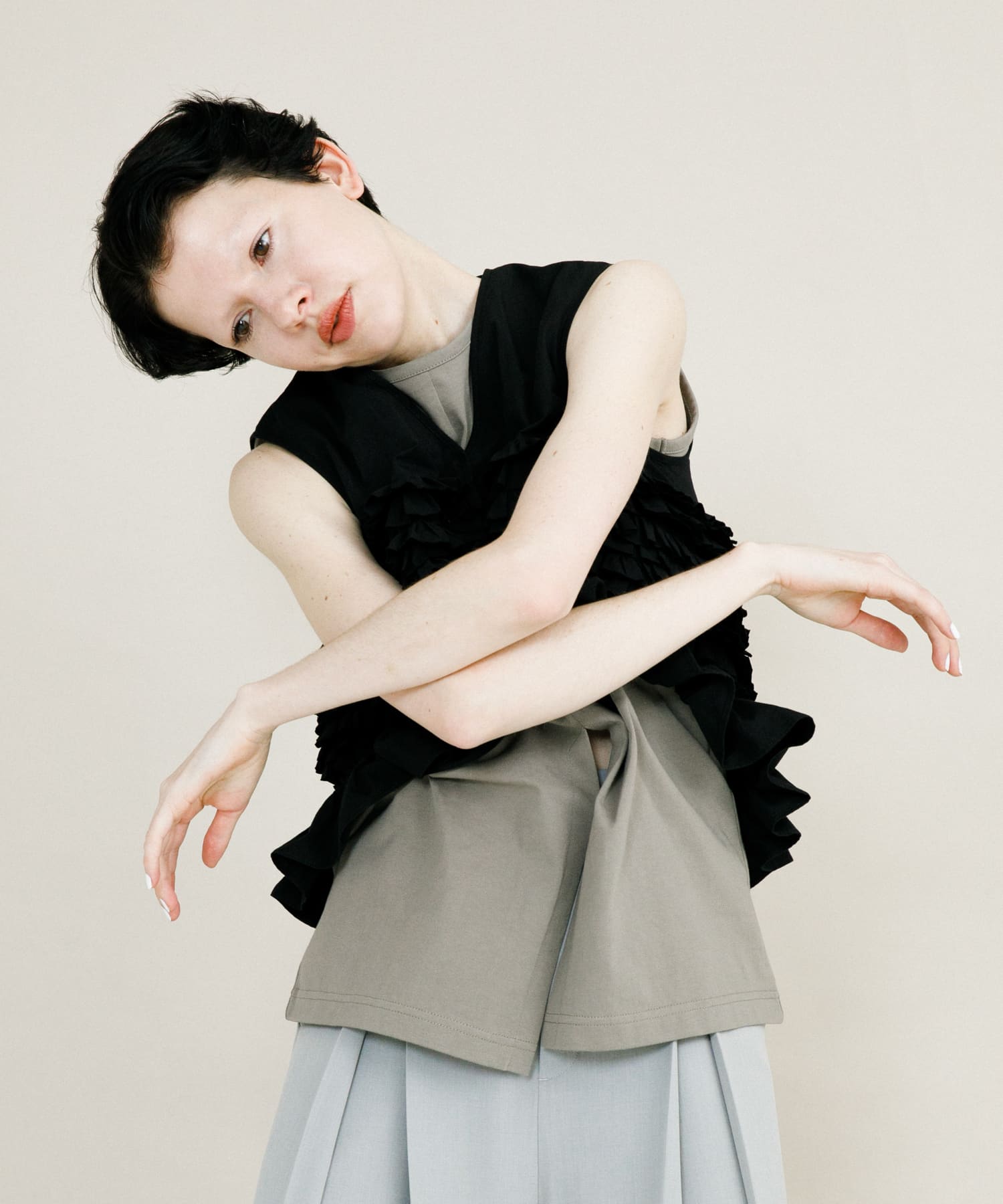 model身長：173cm 着用サイズ：FREE