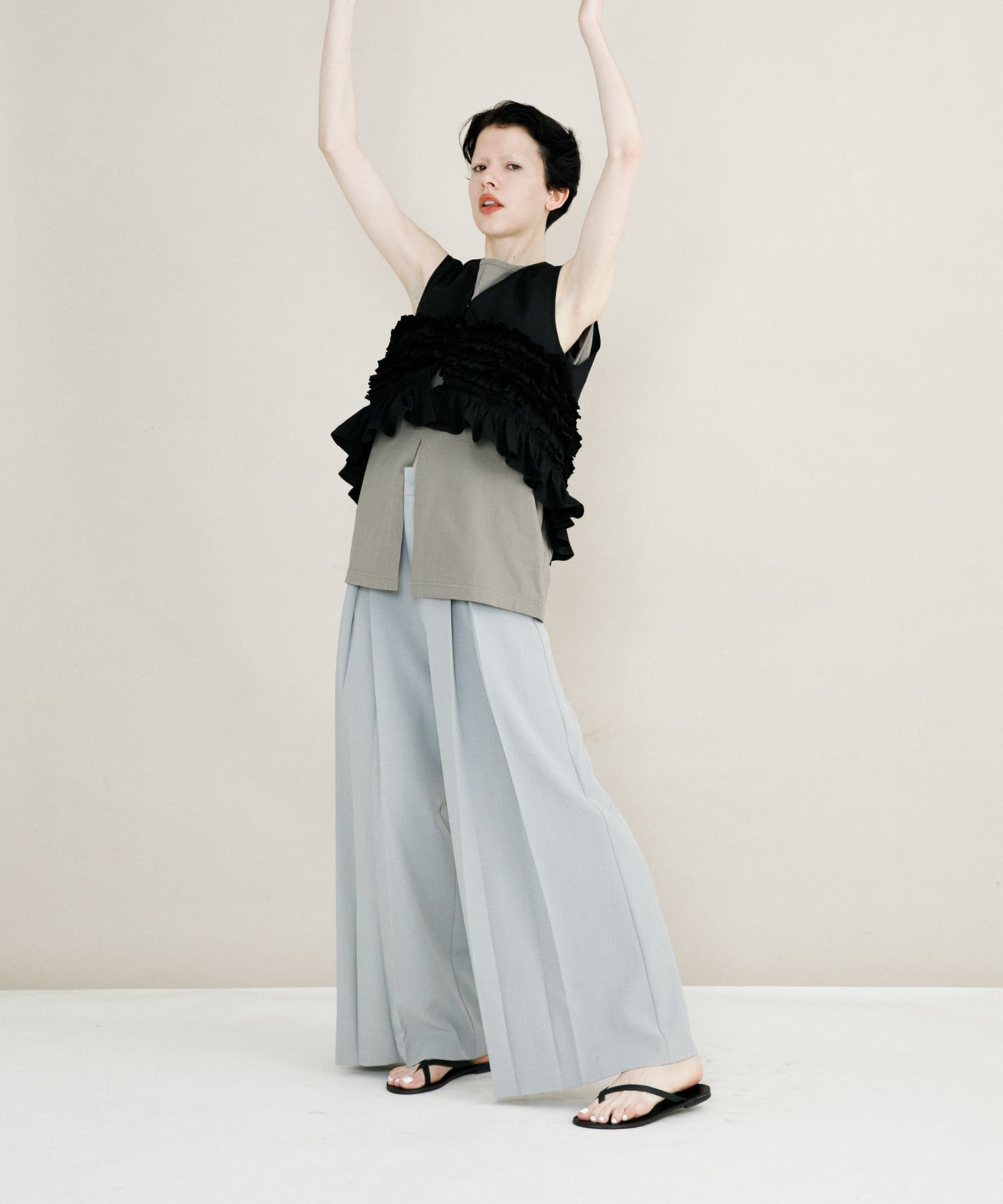 model身長：173cm 着用サイズ：FREE