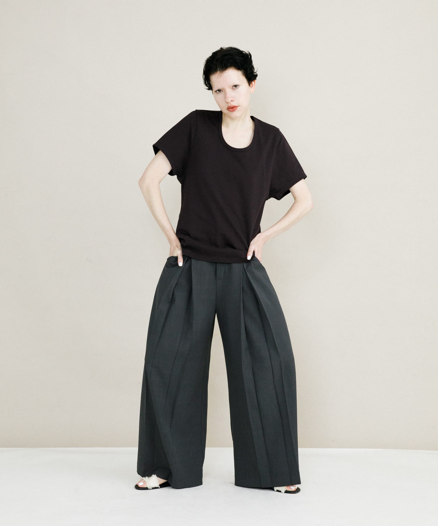 model身長：173cm 着用サイズ：FREE