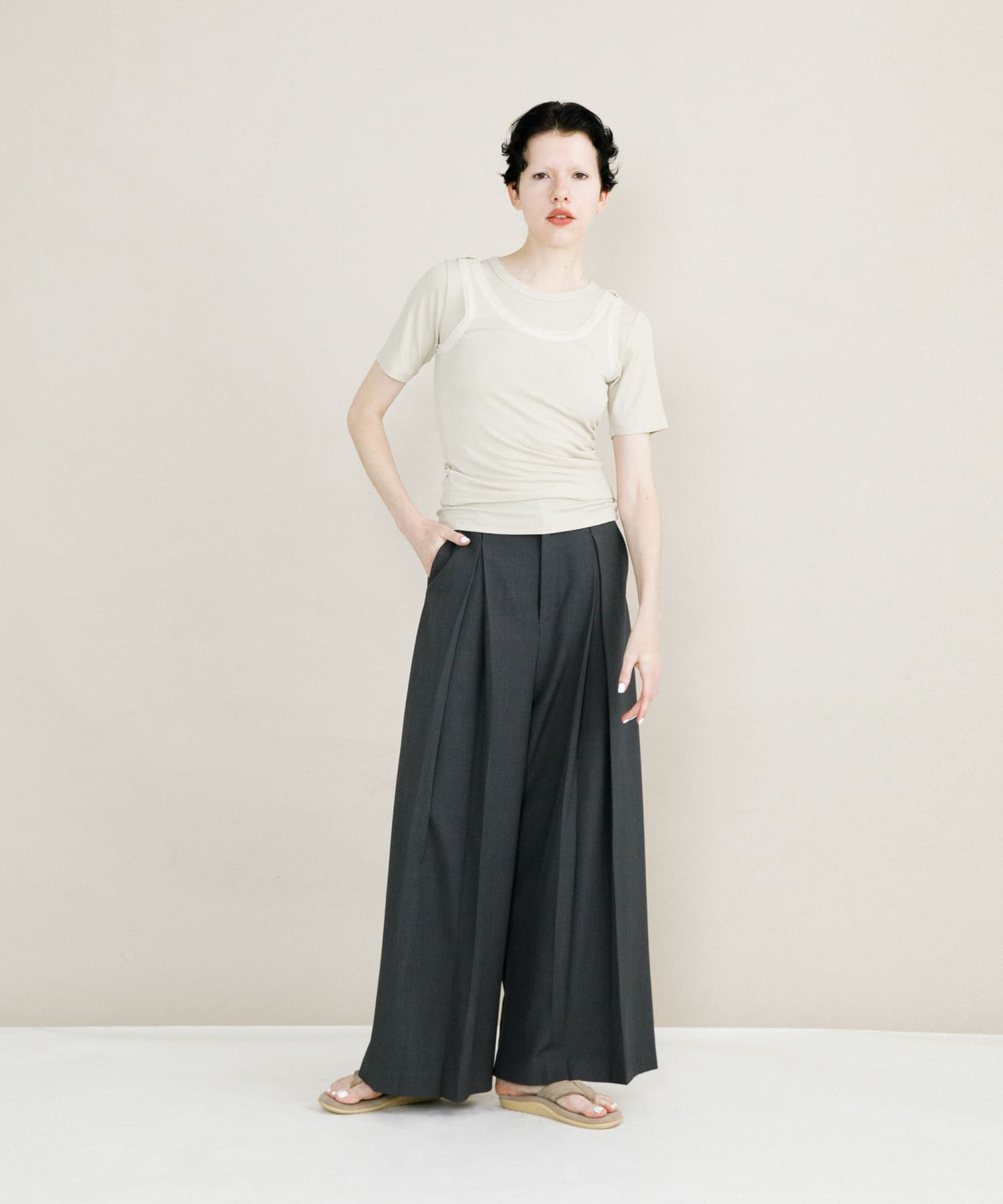 model身長：173cm 着用サイズ：FREE