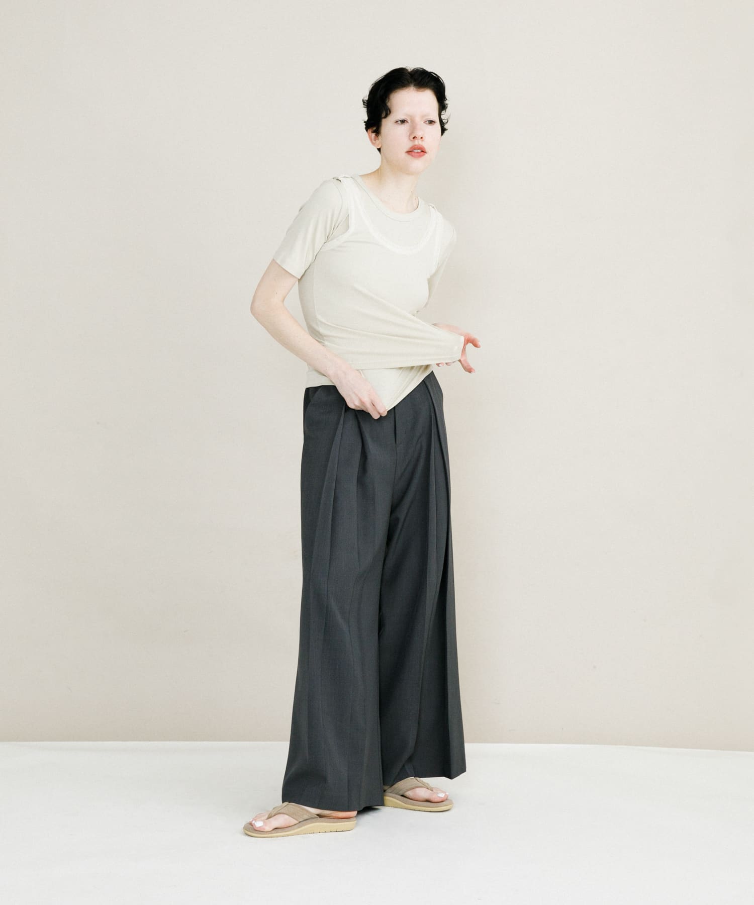 model身長：173cm 着用サイズ：FREE