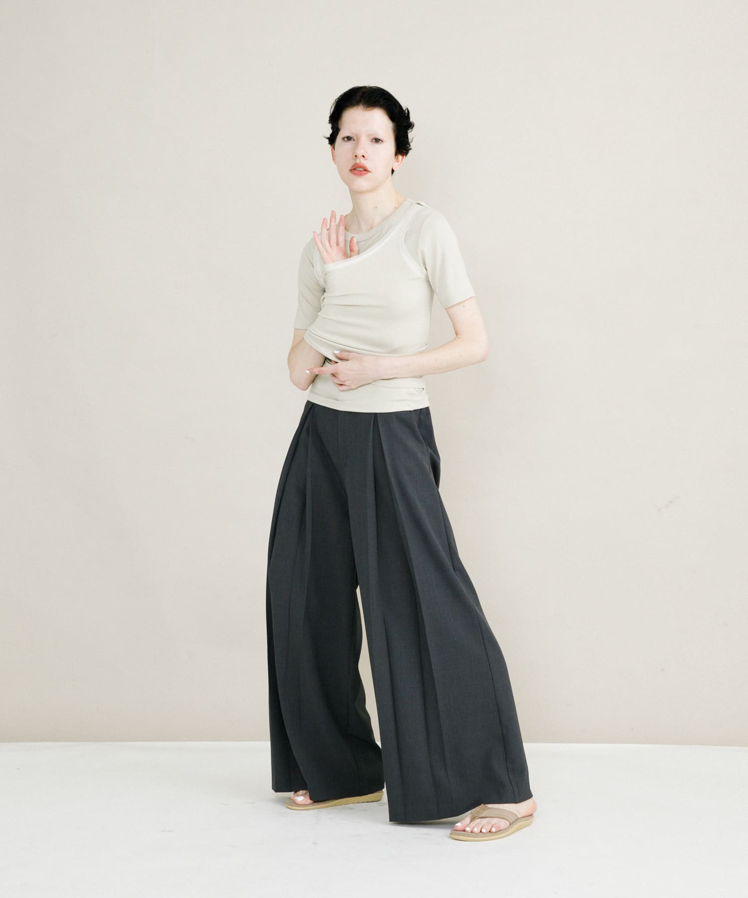 model身長：173cm 着用サイズ：FREE