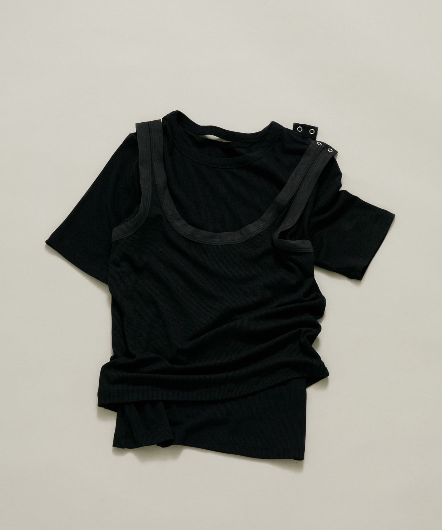layered set tee インク FREE