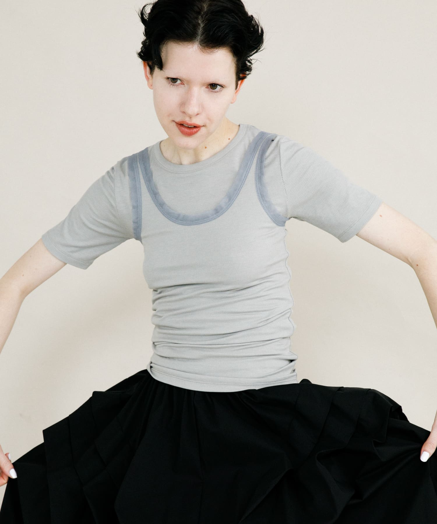 model身長：173cm 着用サイズ：FREE