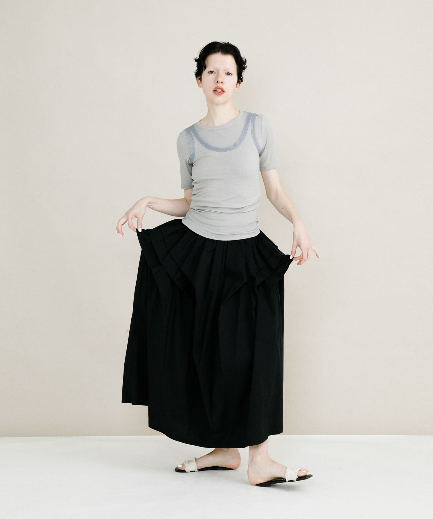 model身長：173cm 着用サイズ：FREE