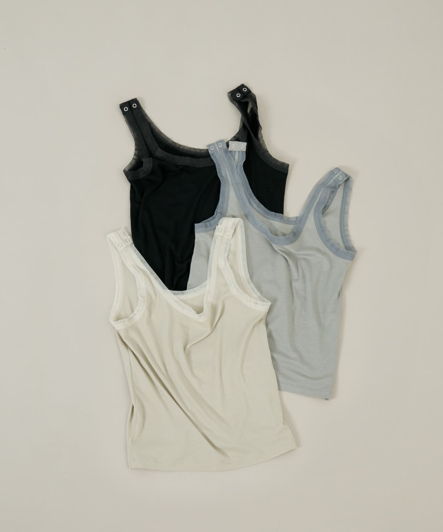 layered set tee ネズミ FREE