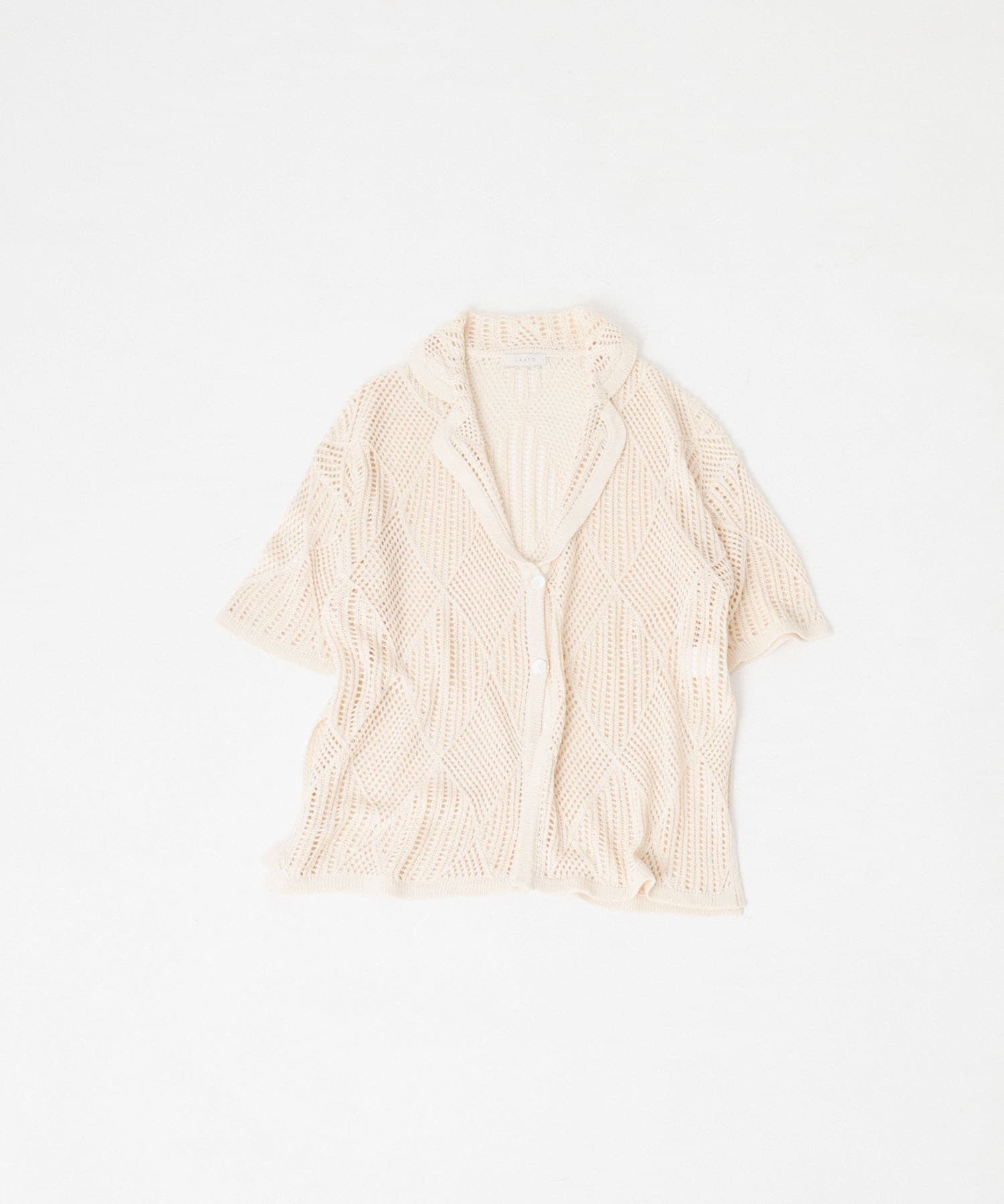 lace knit jacket クリーム FREE
