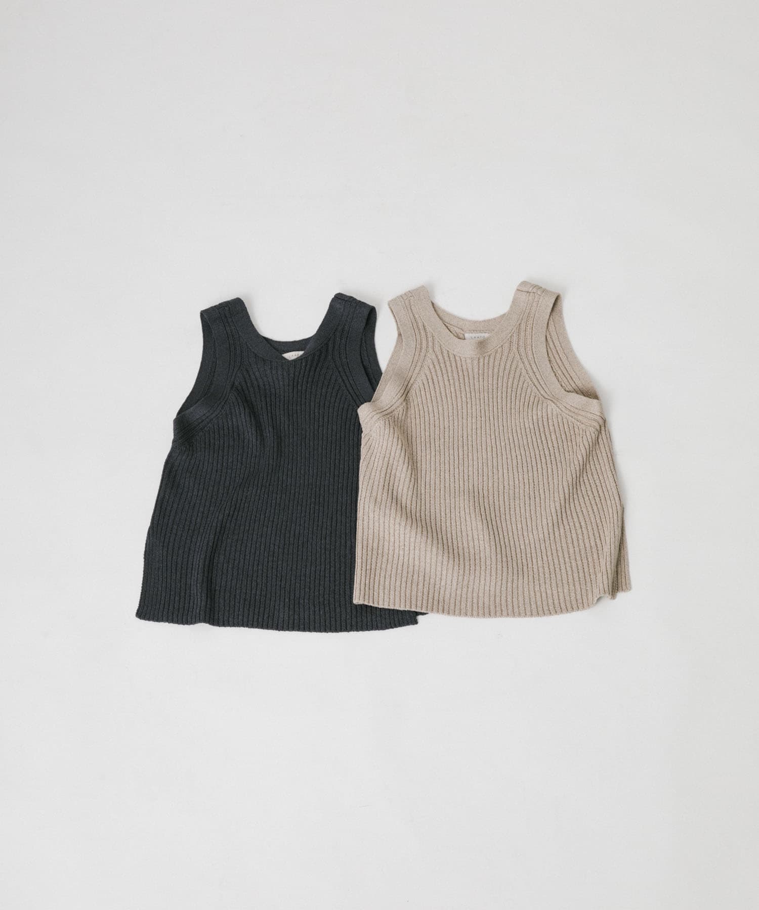 ame sri knit tank ラクダ FREE