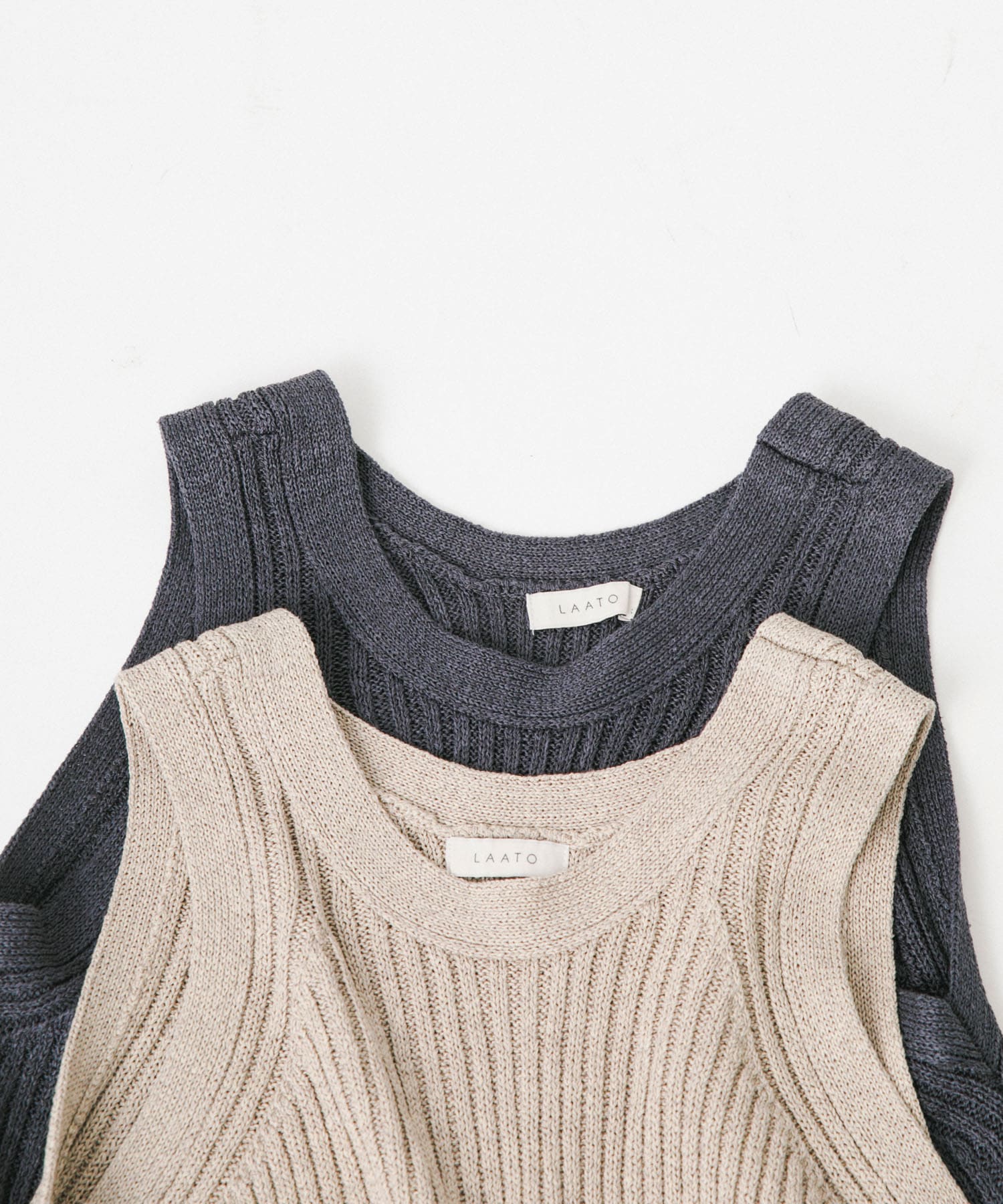 ame sri knit tank ラクダ FREE