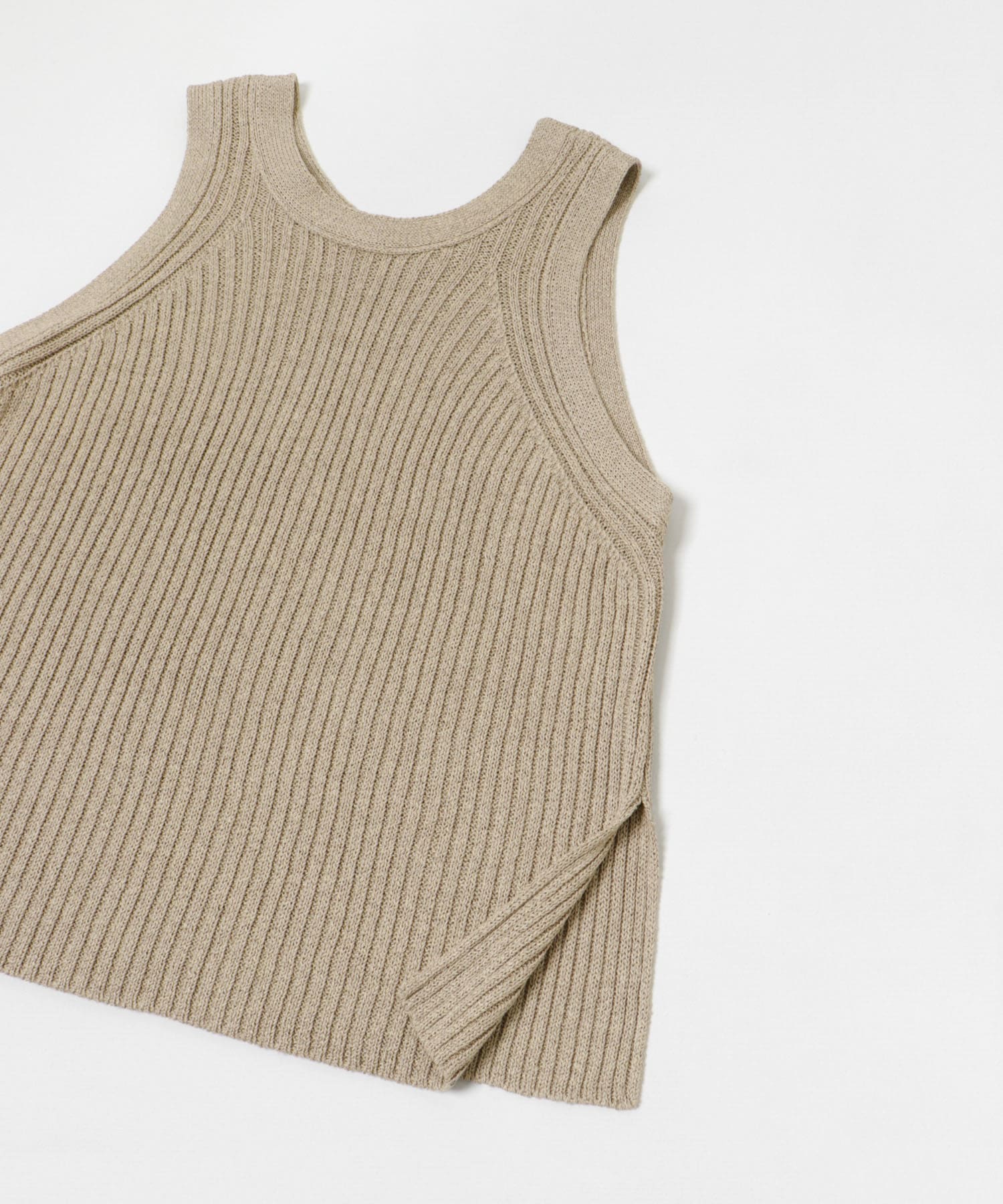 ame sri knit tank ラクダ FREE