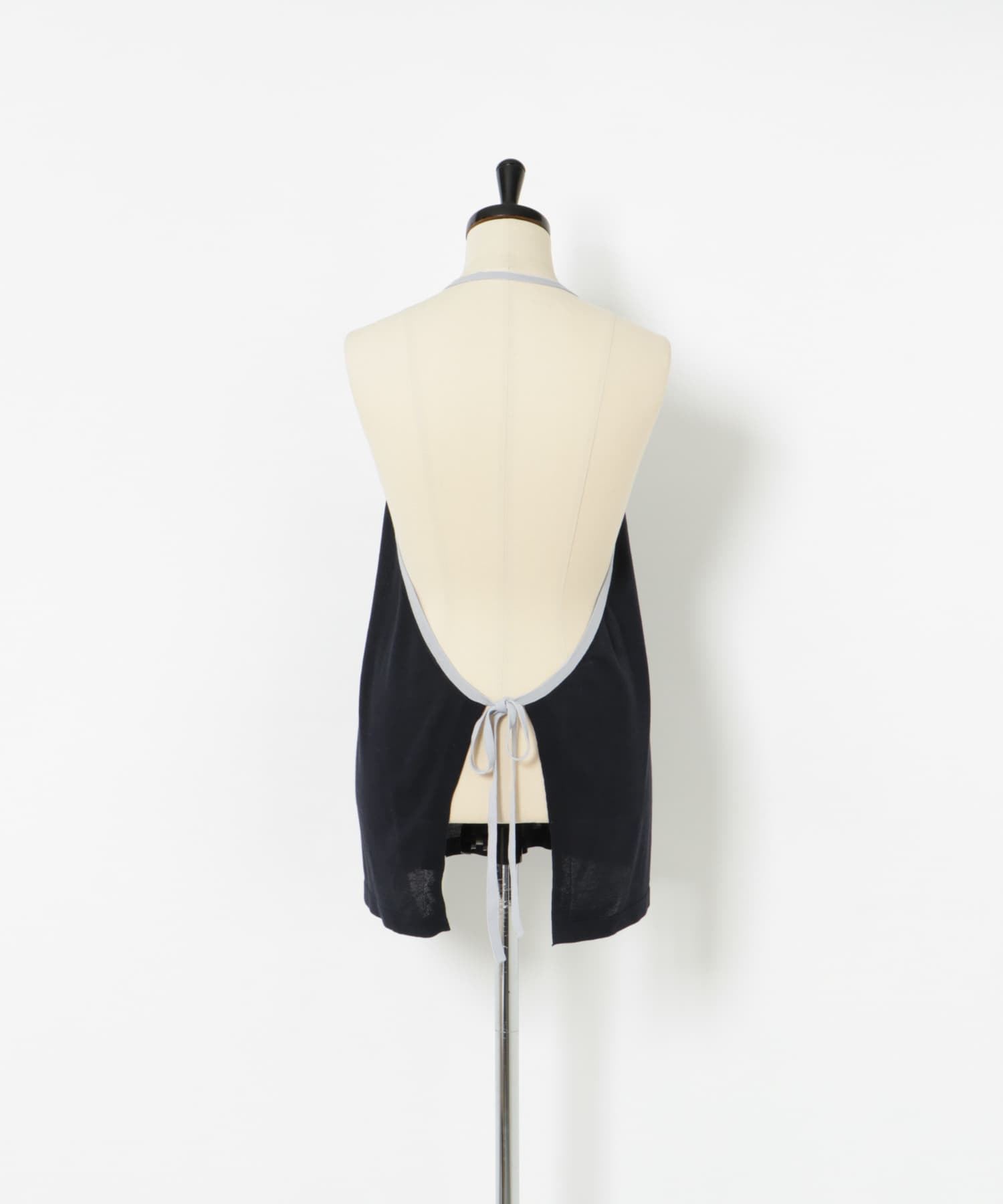 holder neck piping knit マリン one