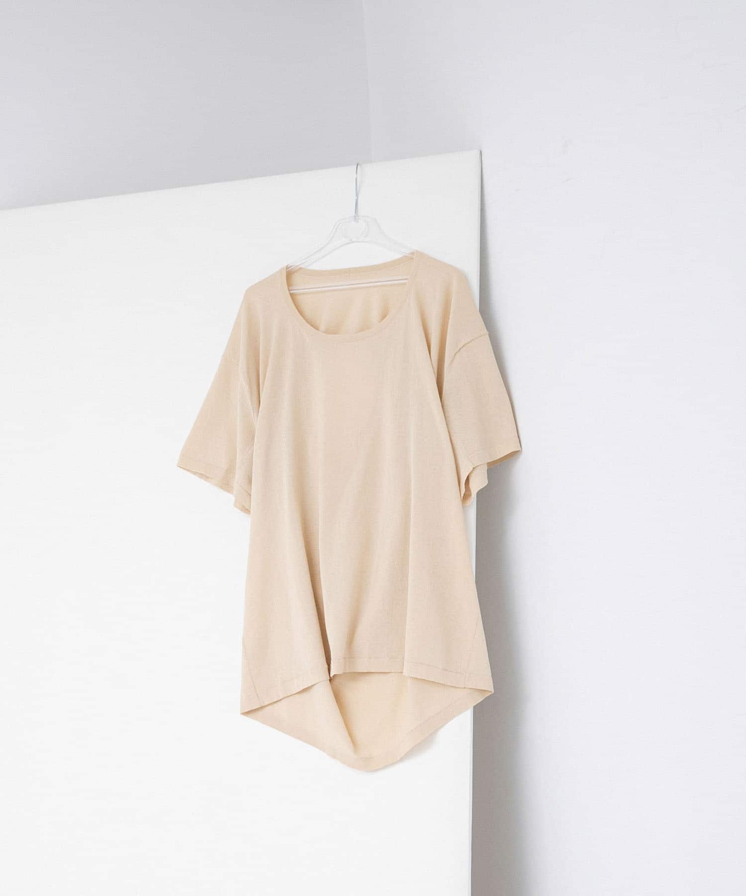 circle knit tee クリーム FREE