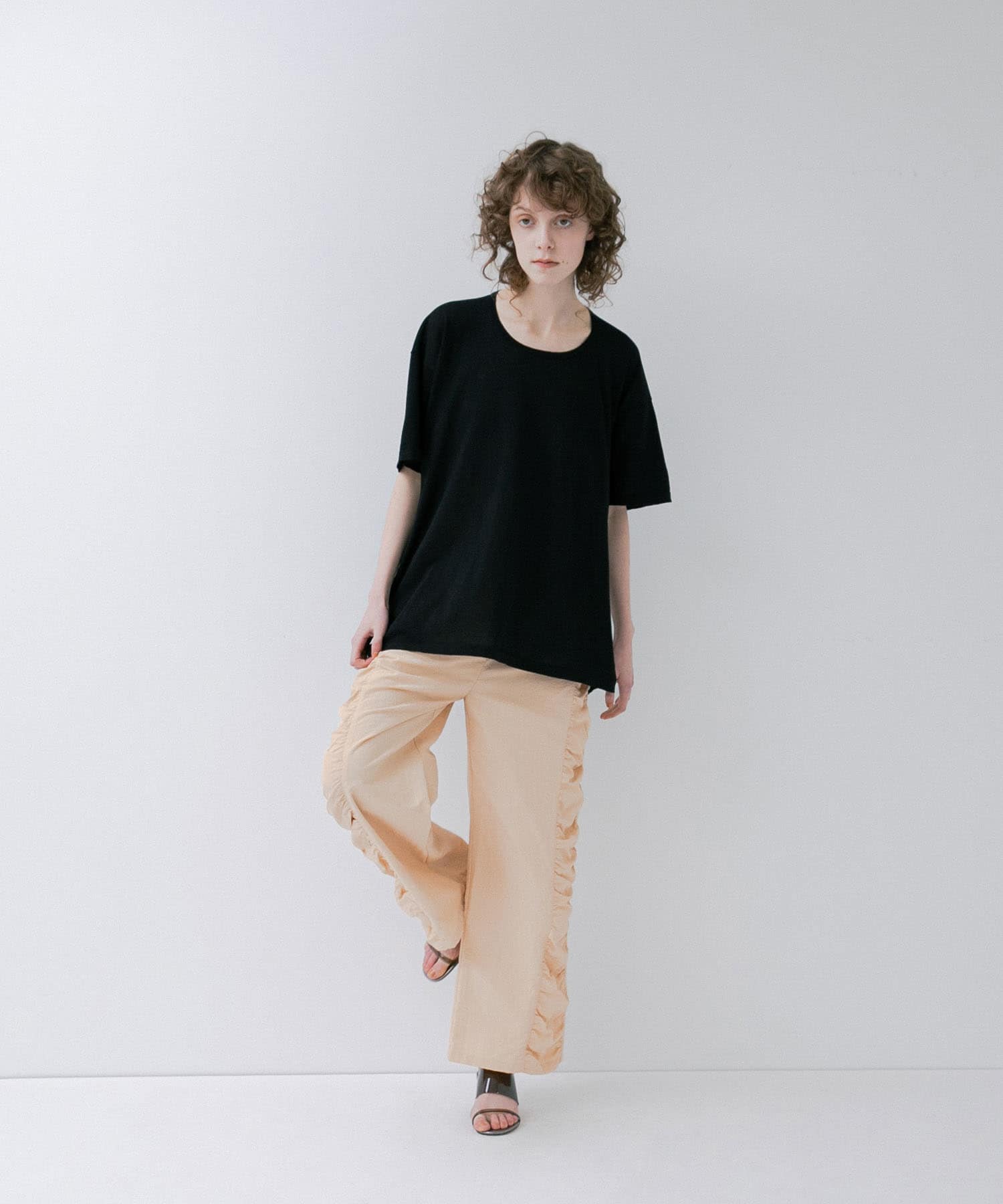 circle knit tee