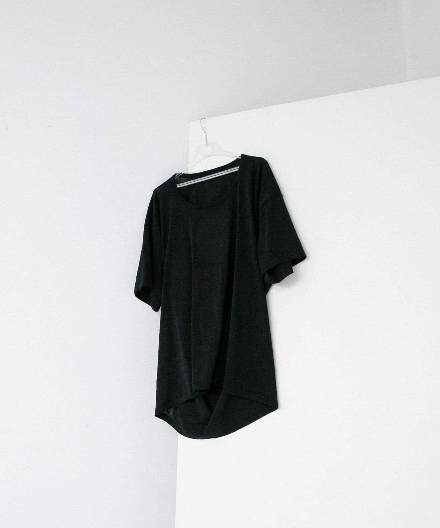 circle knit tee インク FREE