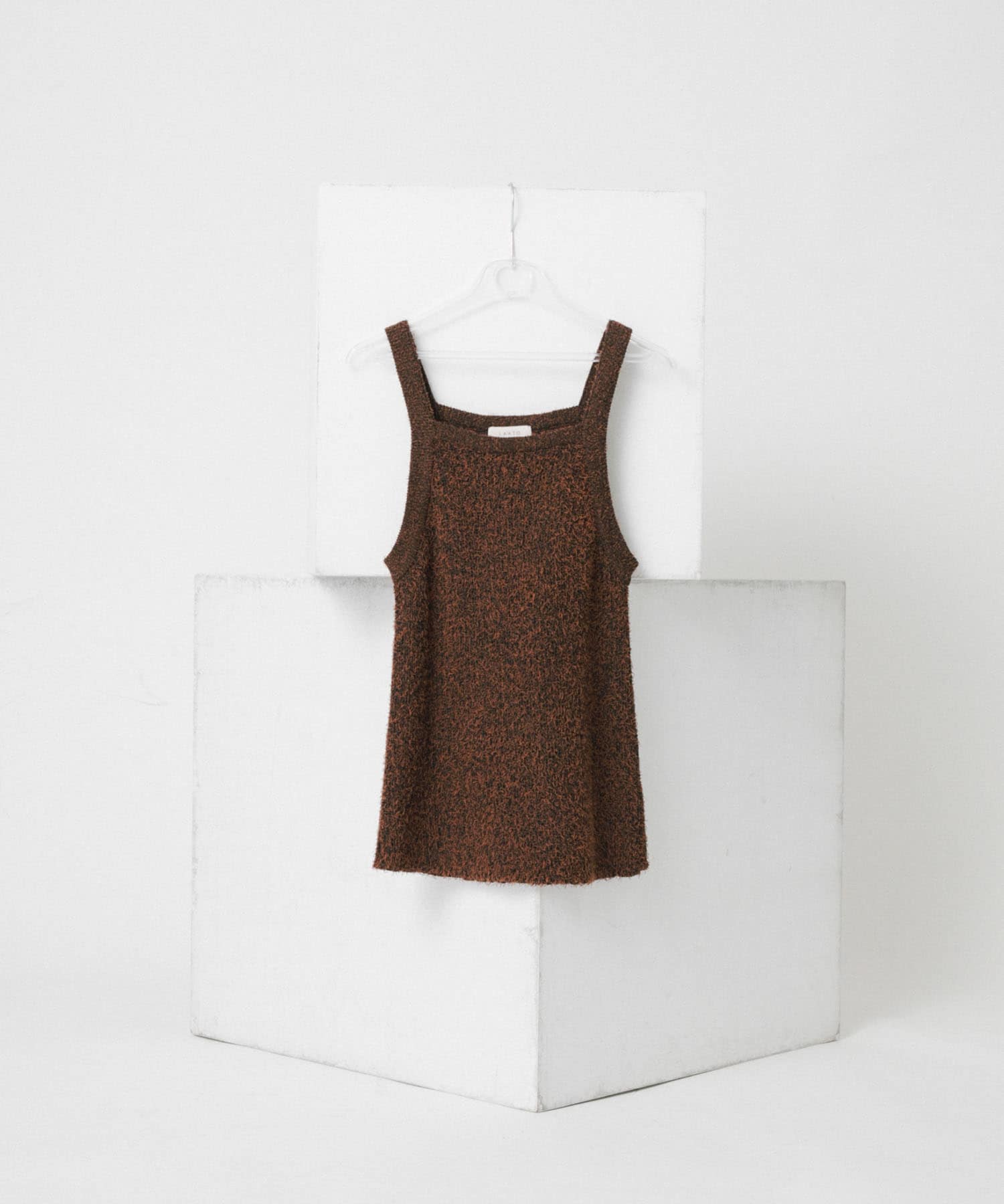 mosa knit camisole マロン FREE