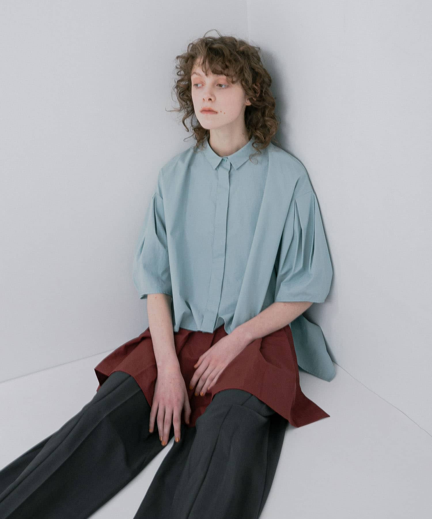 volume sleeve blouse