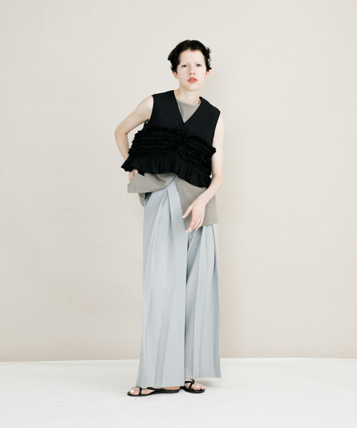 model身長：173cm 着用サイズ：FREE