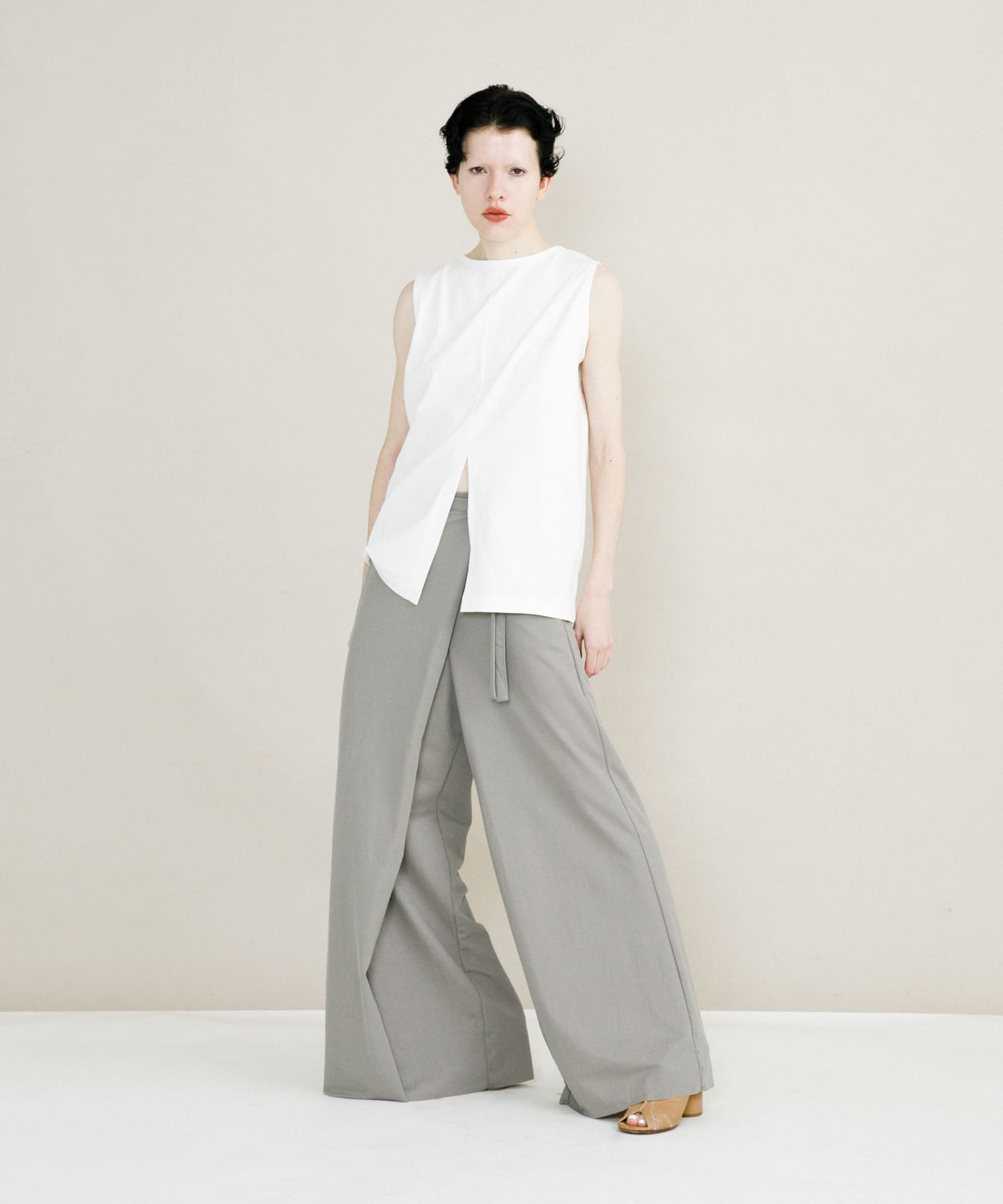 wrap cut pants