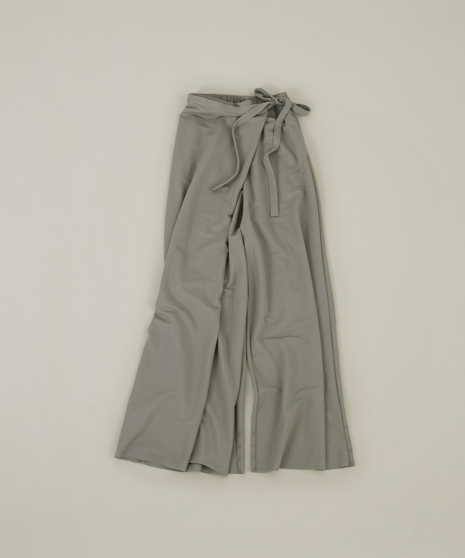 wrap cut pants ネズミ FREE