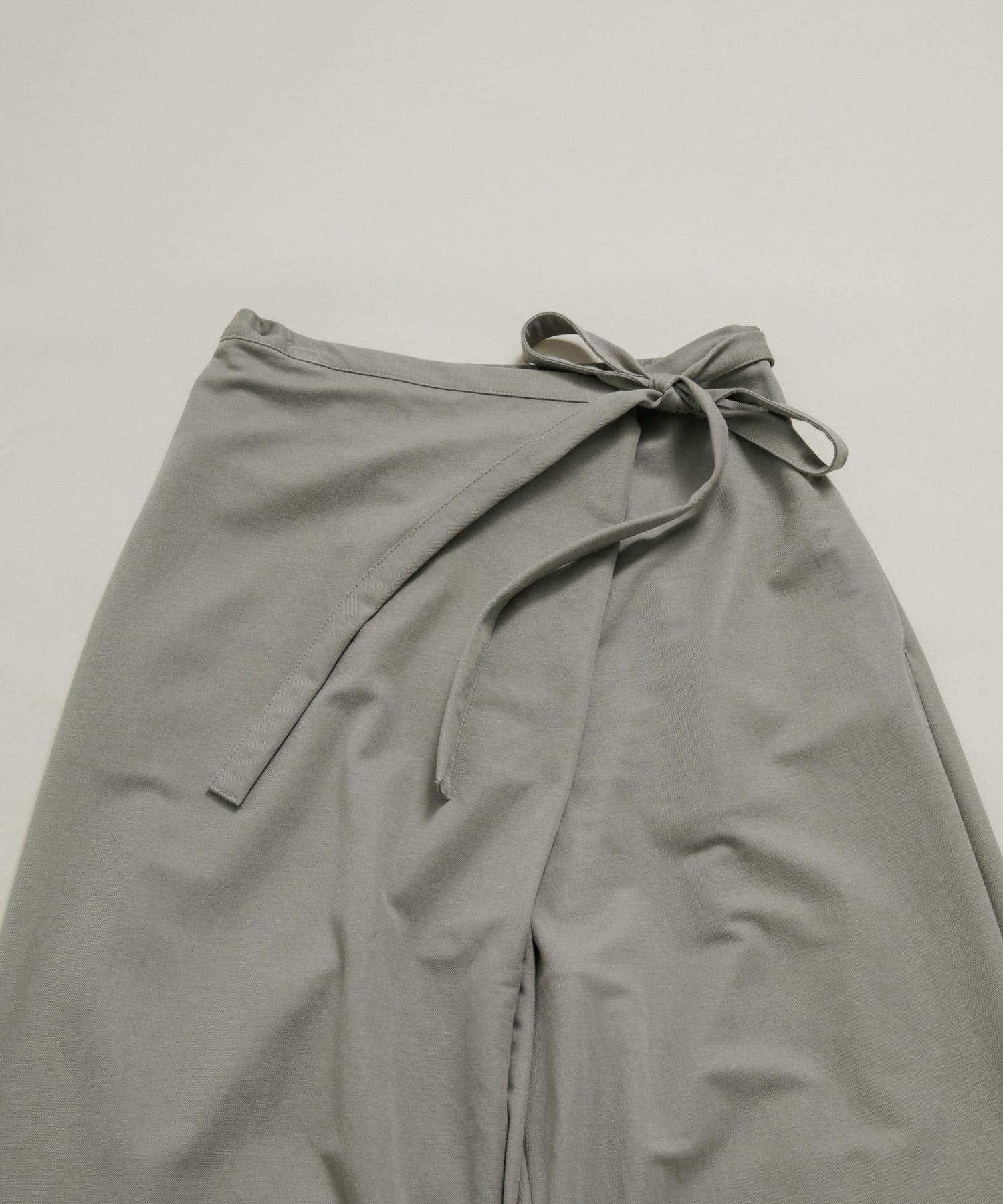 wrap cut pants ネズミ FREE