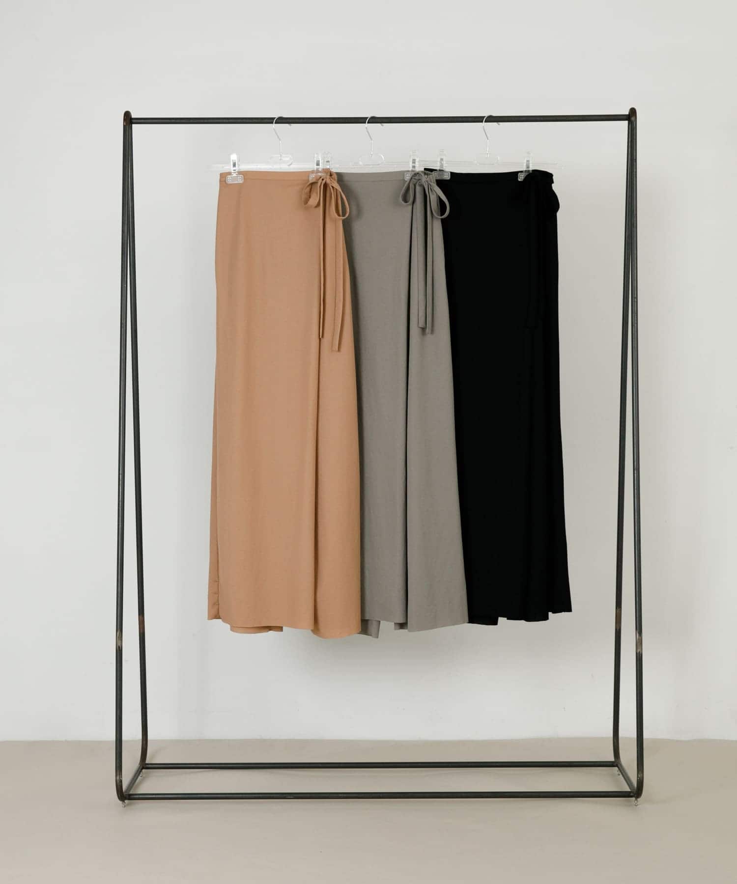wrap cut pants ネズミ FREE