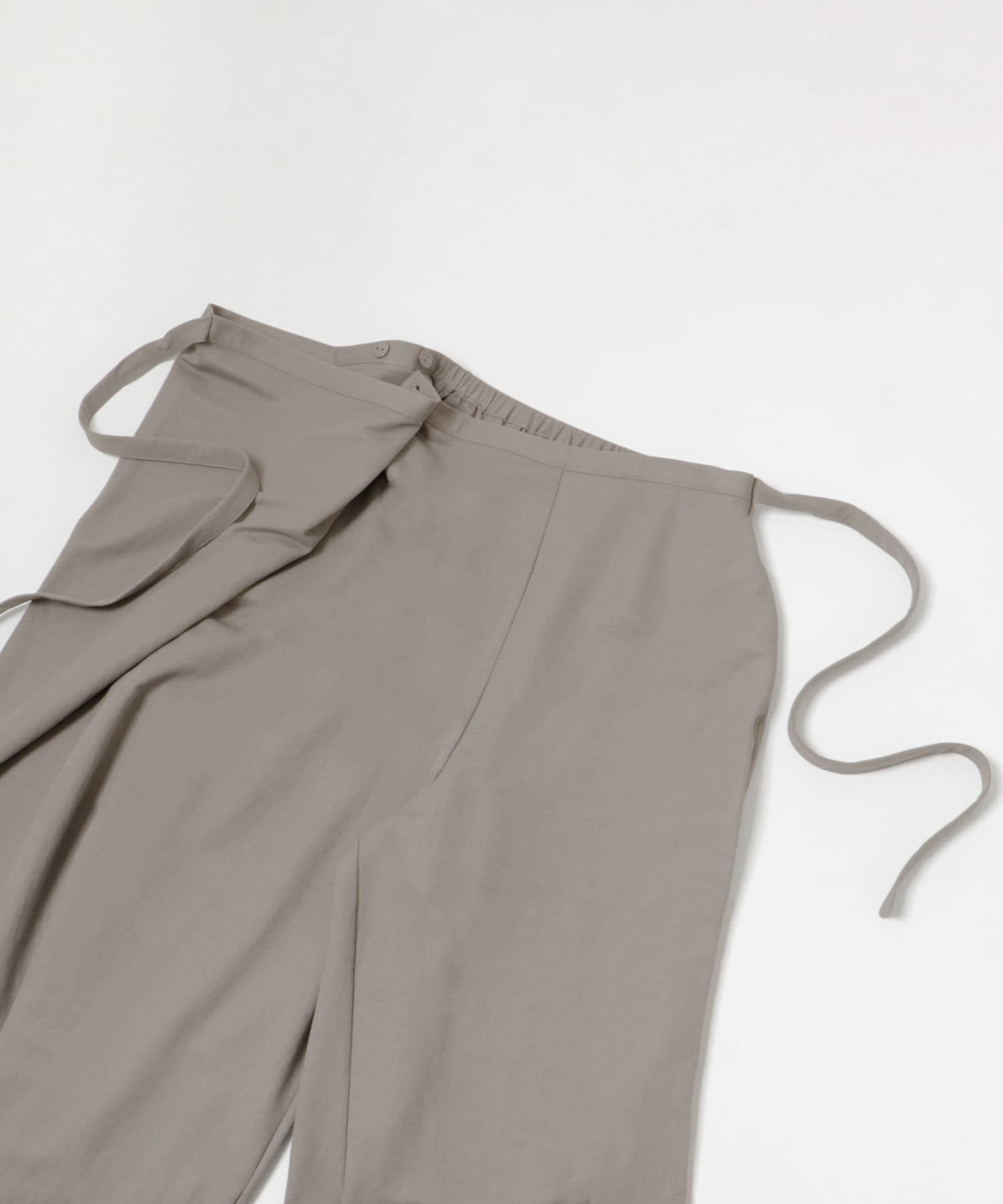 wrap cut pants ネズミ FREE