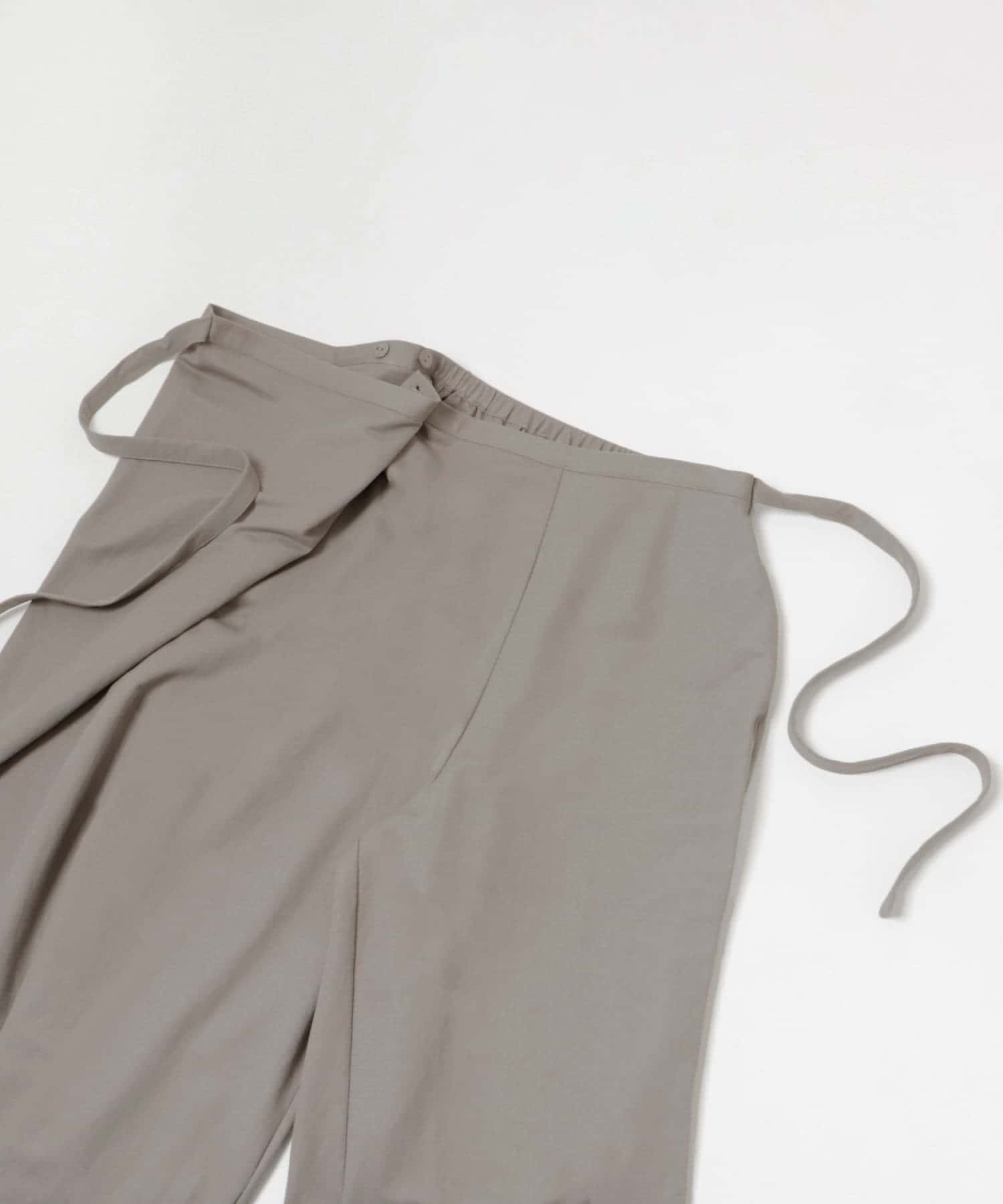 wrap cut pants ネズミ FREE