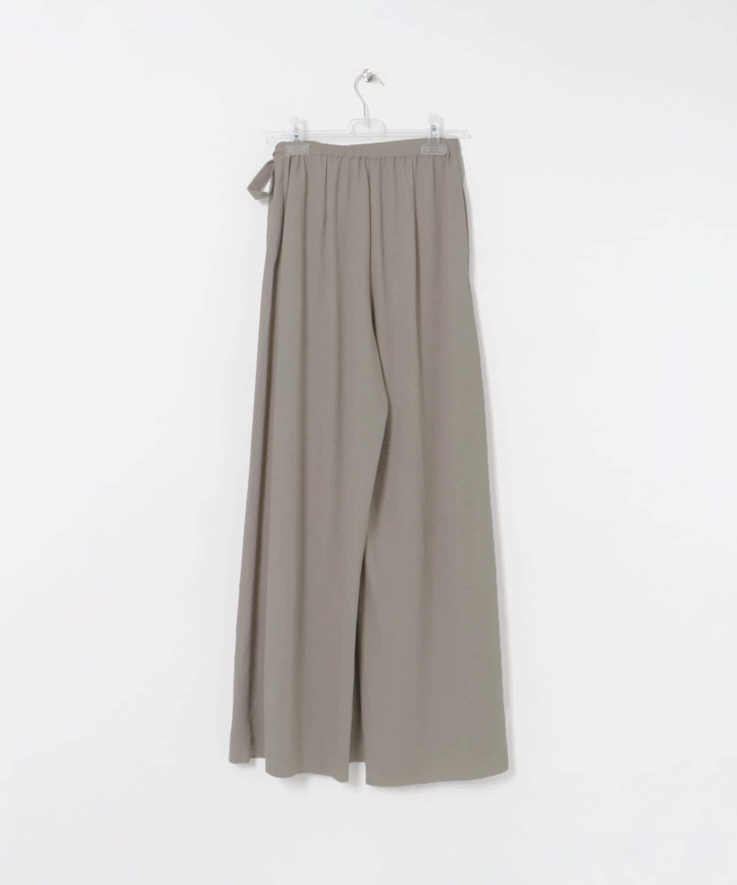 wrap cut pants ネズミ FREE