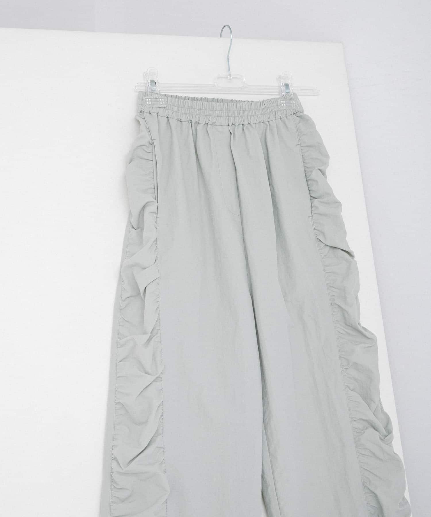 shirring easy pants ミント FREE
