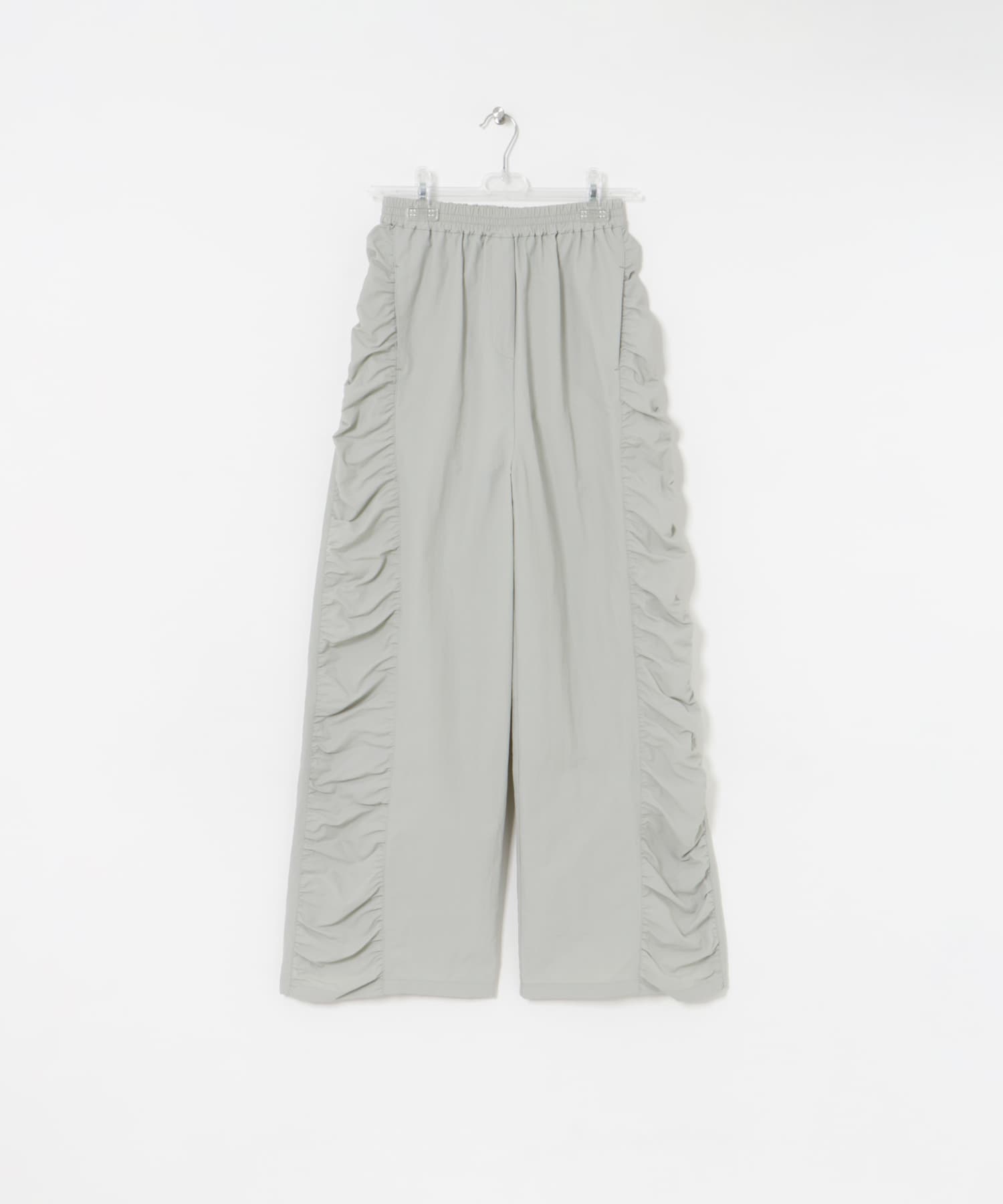 shirring easy pants ミント FREE