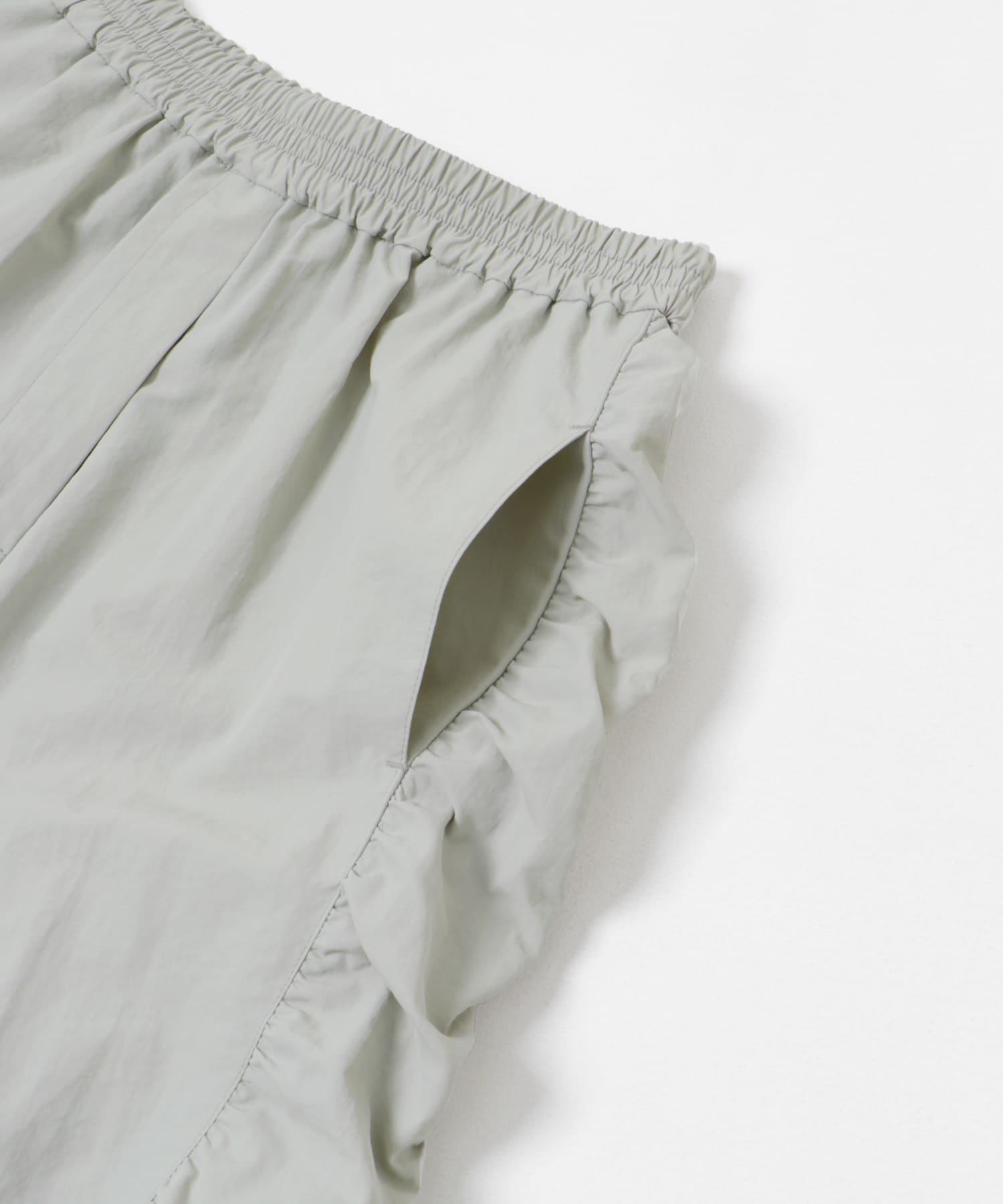 shirring easy pants ミント FREE