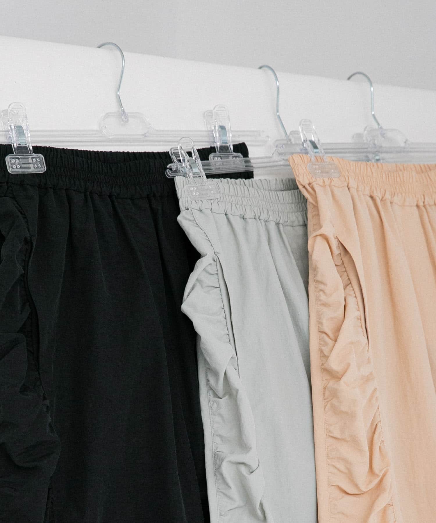 shirring easy pants インク FREE