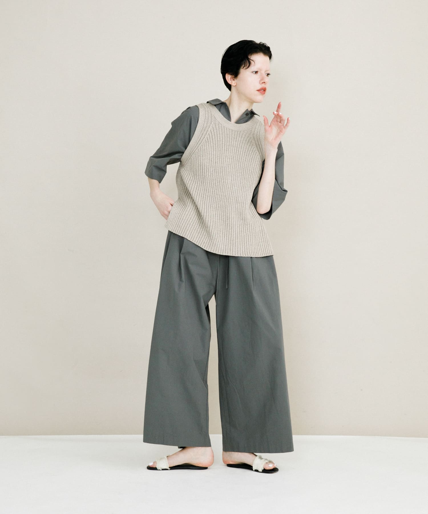 model身長：173cm 着用サイズ：FREE