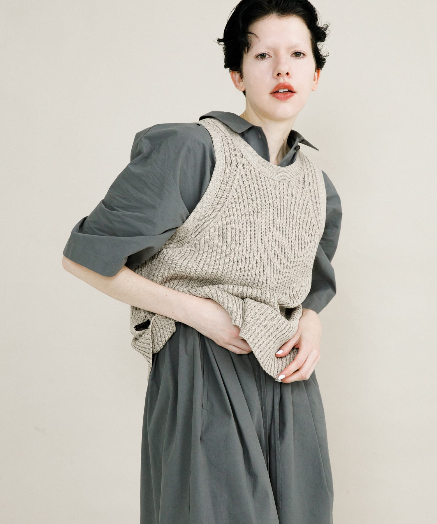 model身長：173cm 着用サイズ：FREE