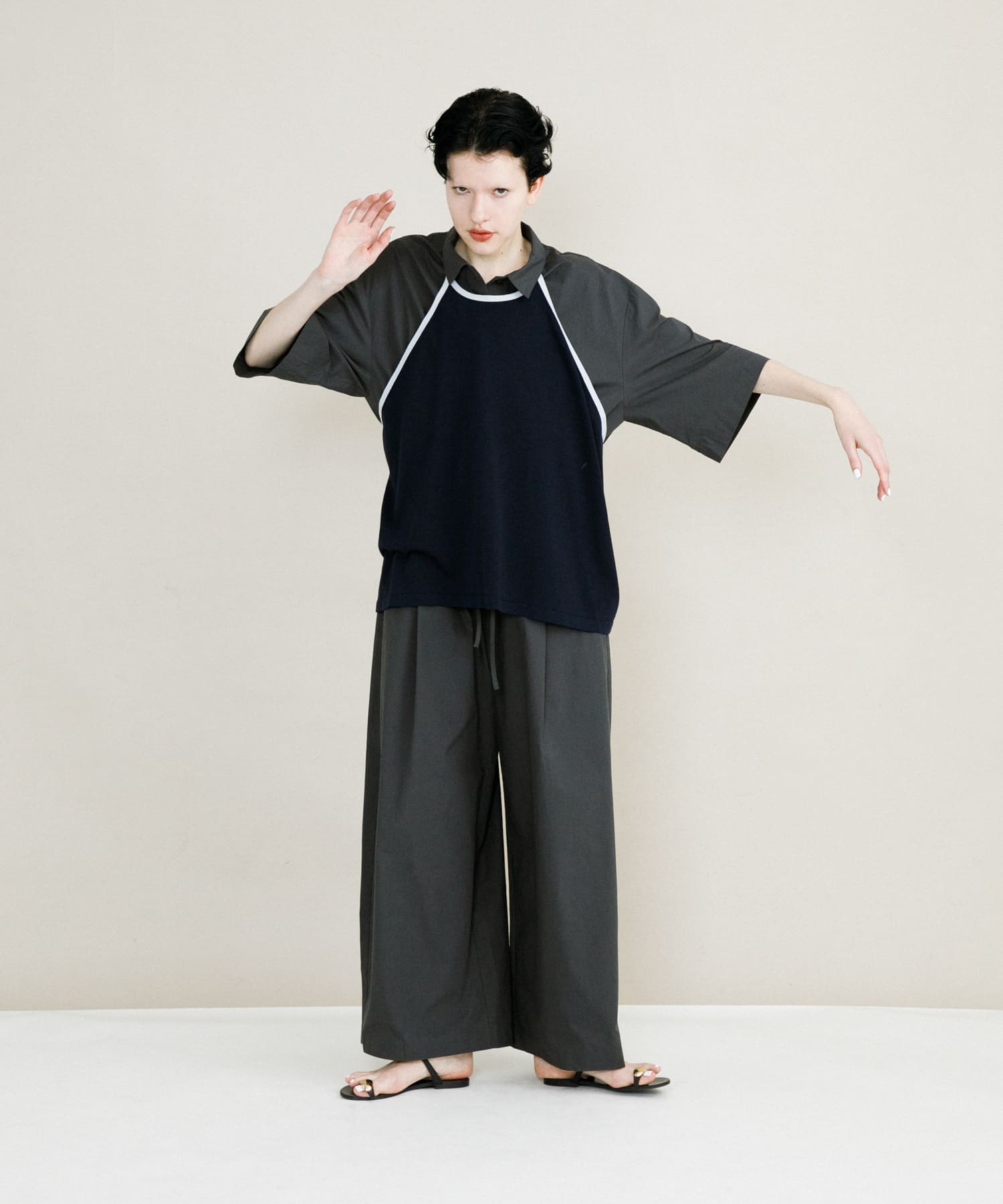 model身長：173cm 着用サイズ：FREE