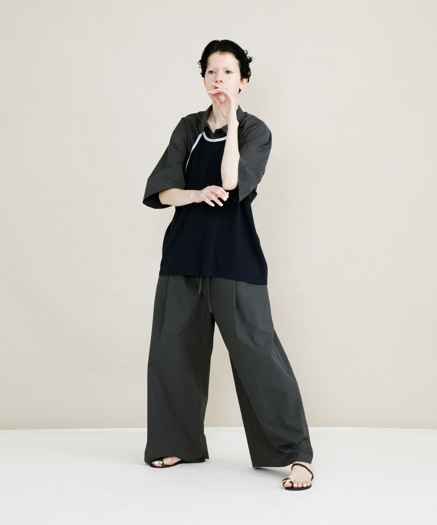 model身長：173cm 着用サイズ：FREE