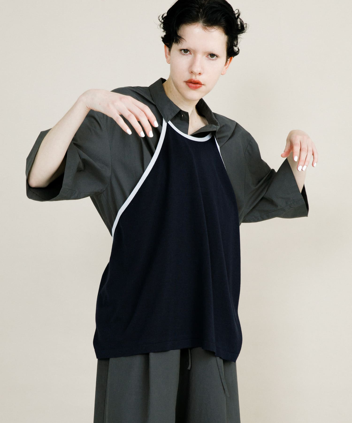model身長：173cm 着用サイズ：FREE