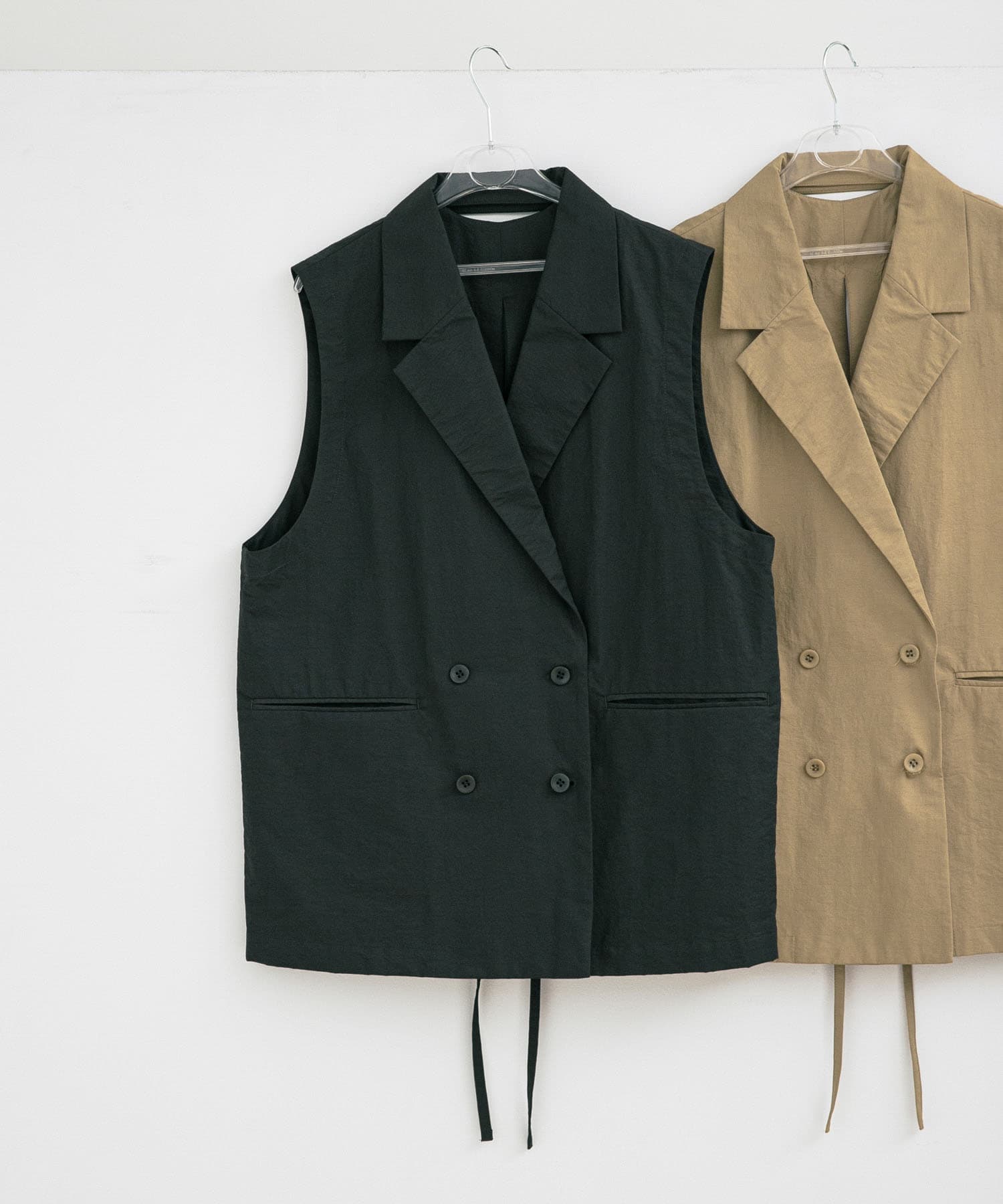 no sleeve slit jacket シャドウ FREE