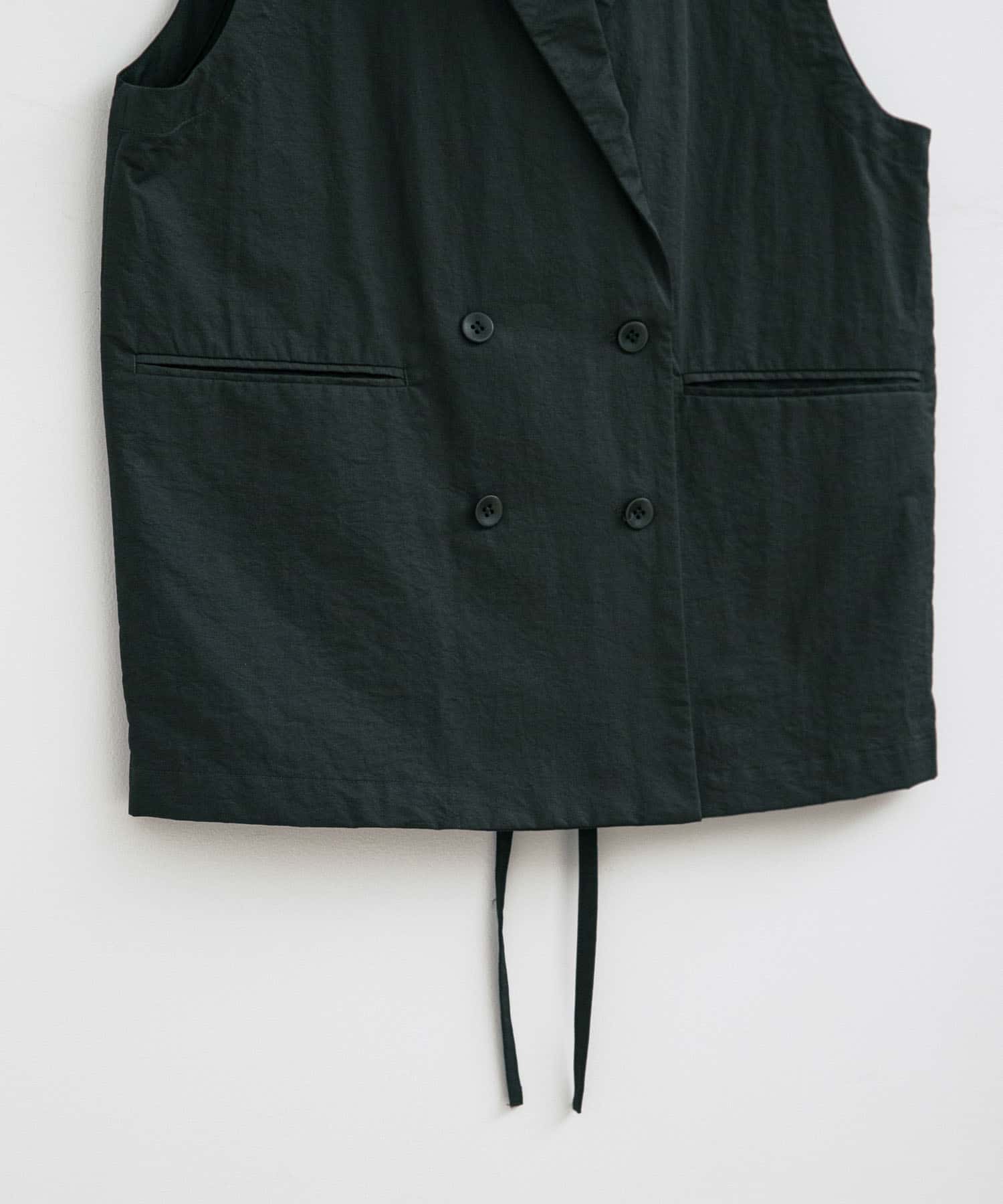 no sleeve slit jacket シャドウ FREE