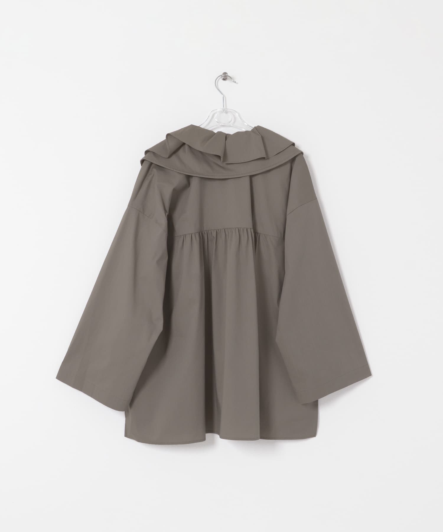 frill skipper blouse セメント FREE