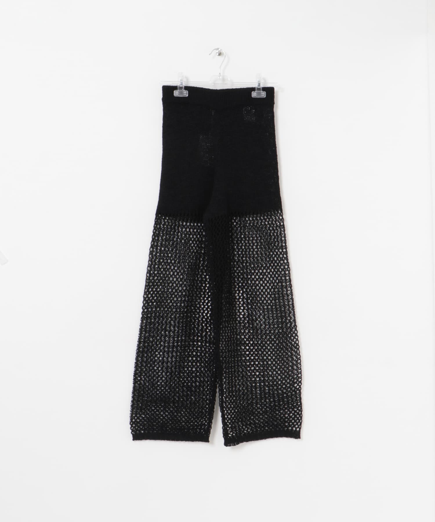 tulle mesh knit pants インク FREE
