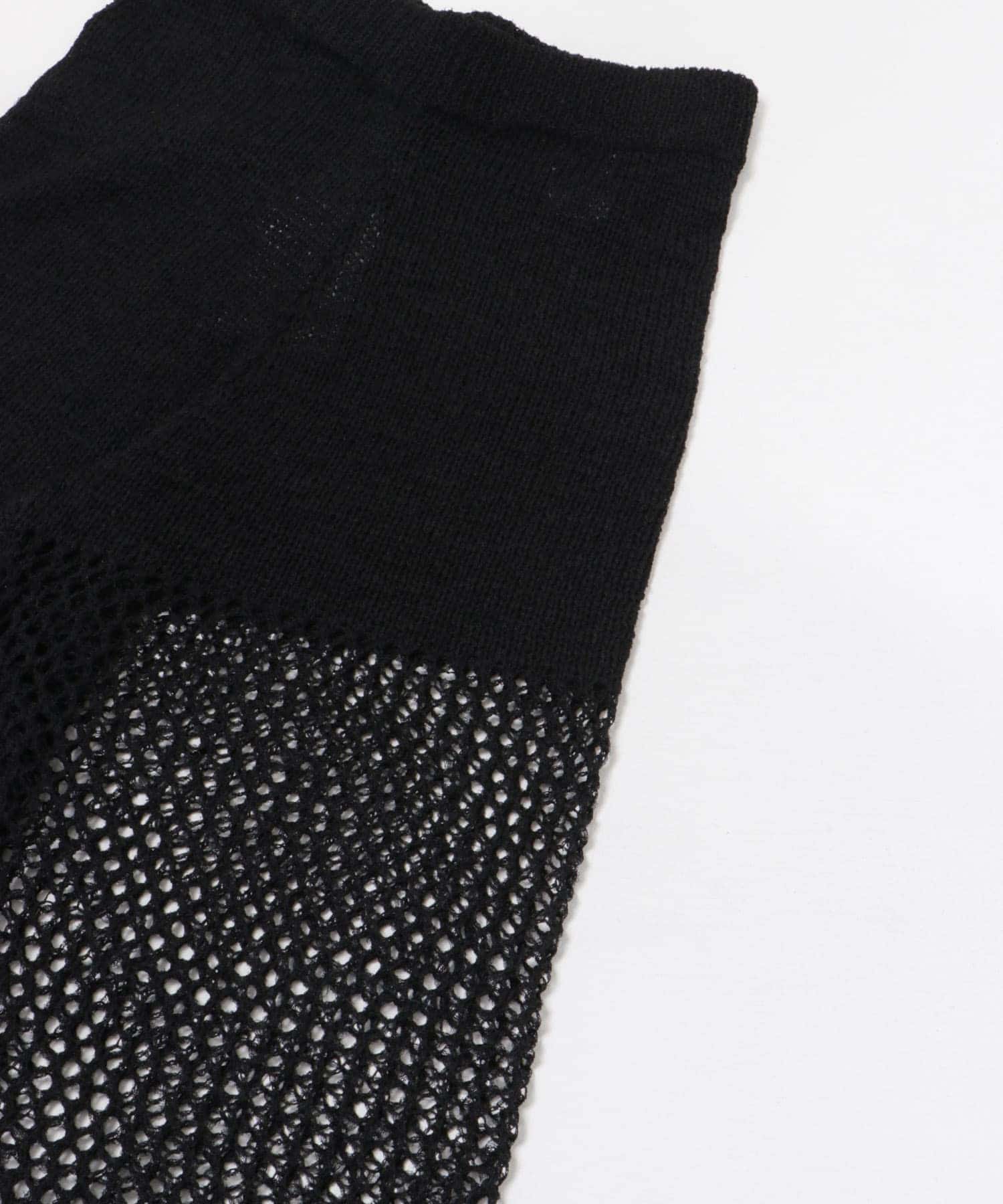 tulle mesh knit pants インク FREE