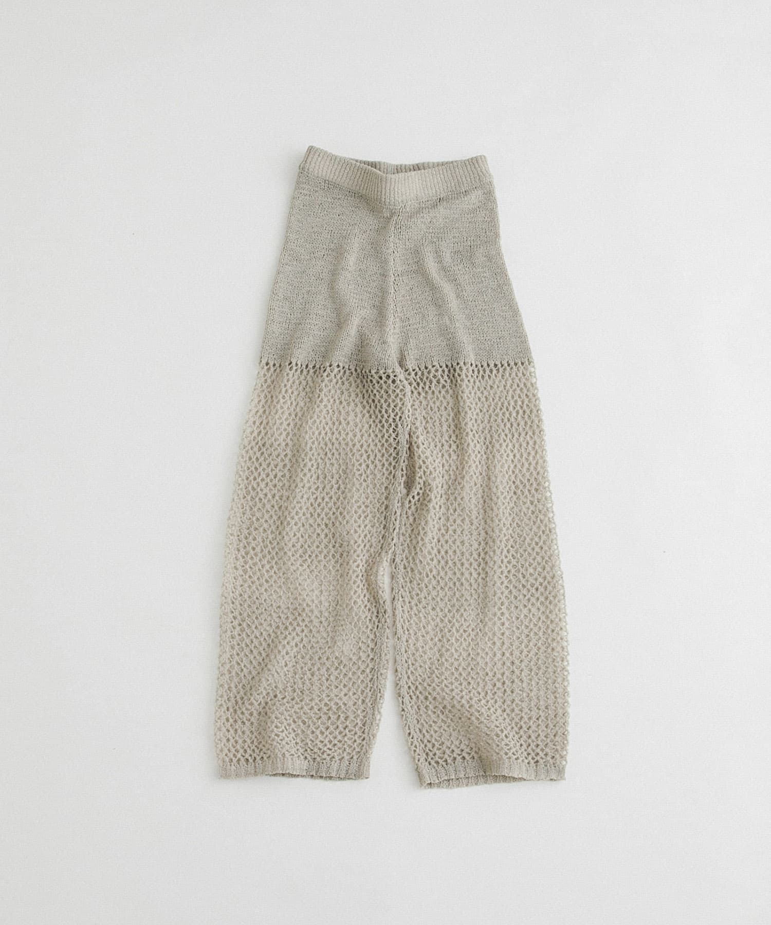 tulle mesh knit pants ミスト FREE