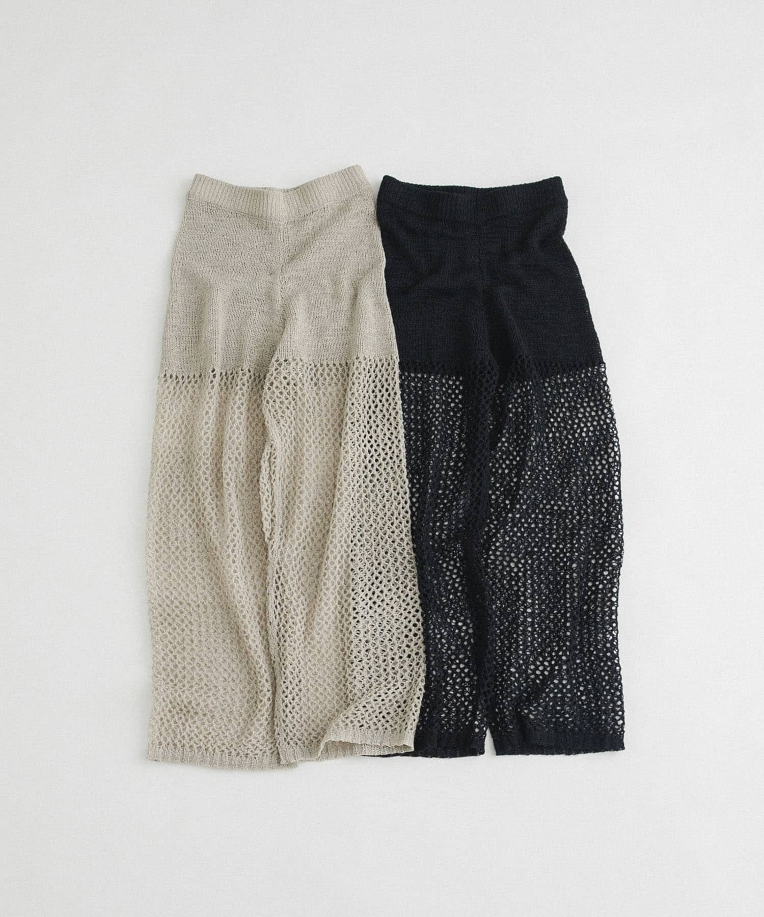 tulle mesh knit pants ミスト FREE