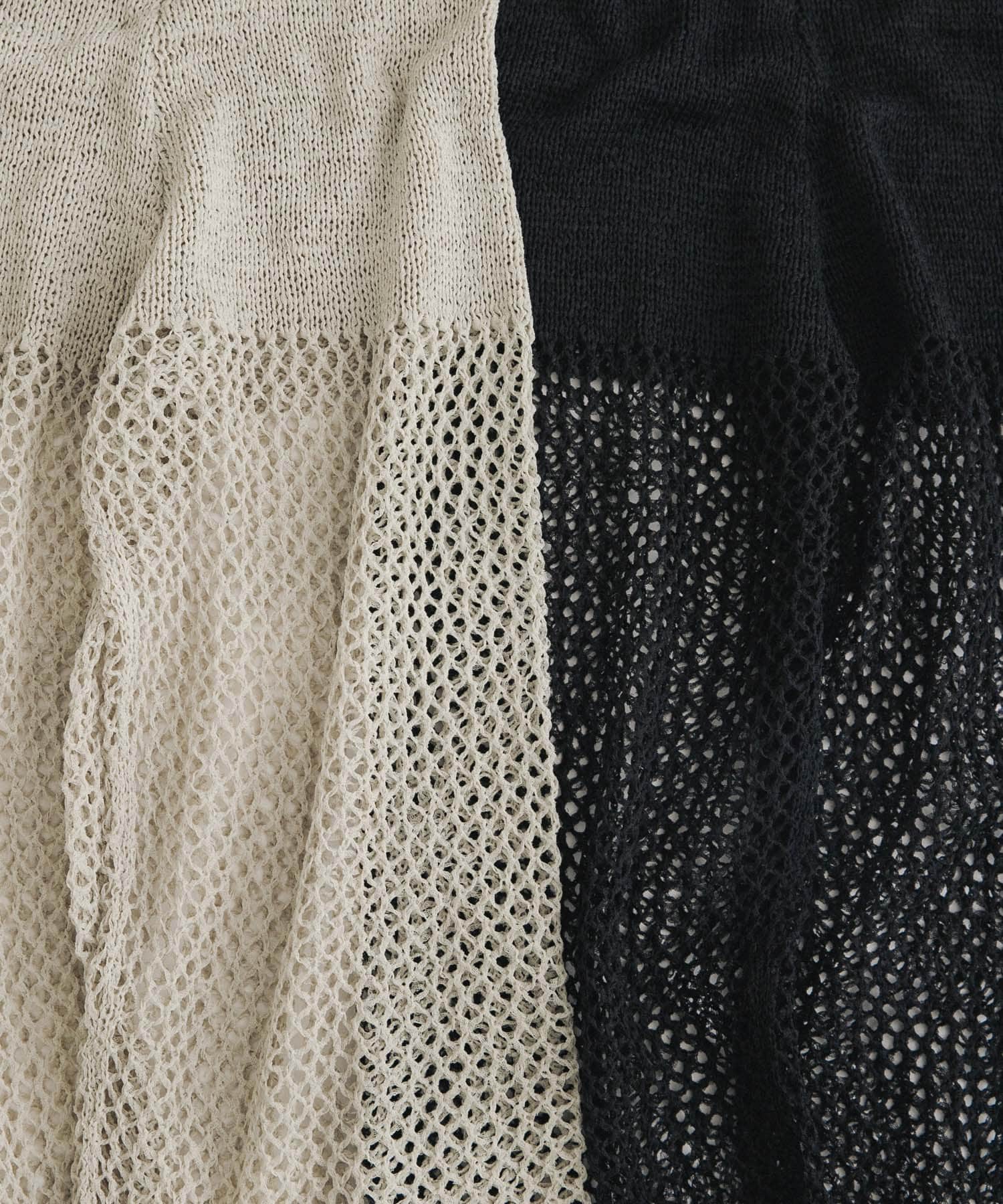 tulle mesh knit pants ミスト FREE