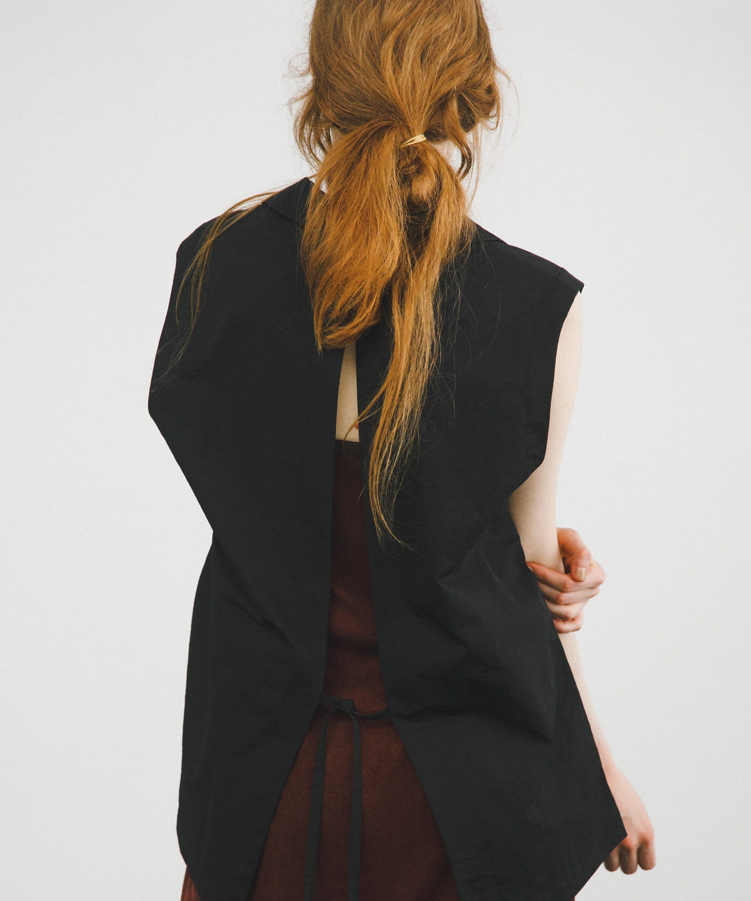 no sleeve slit jacket