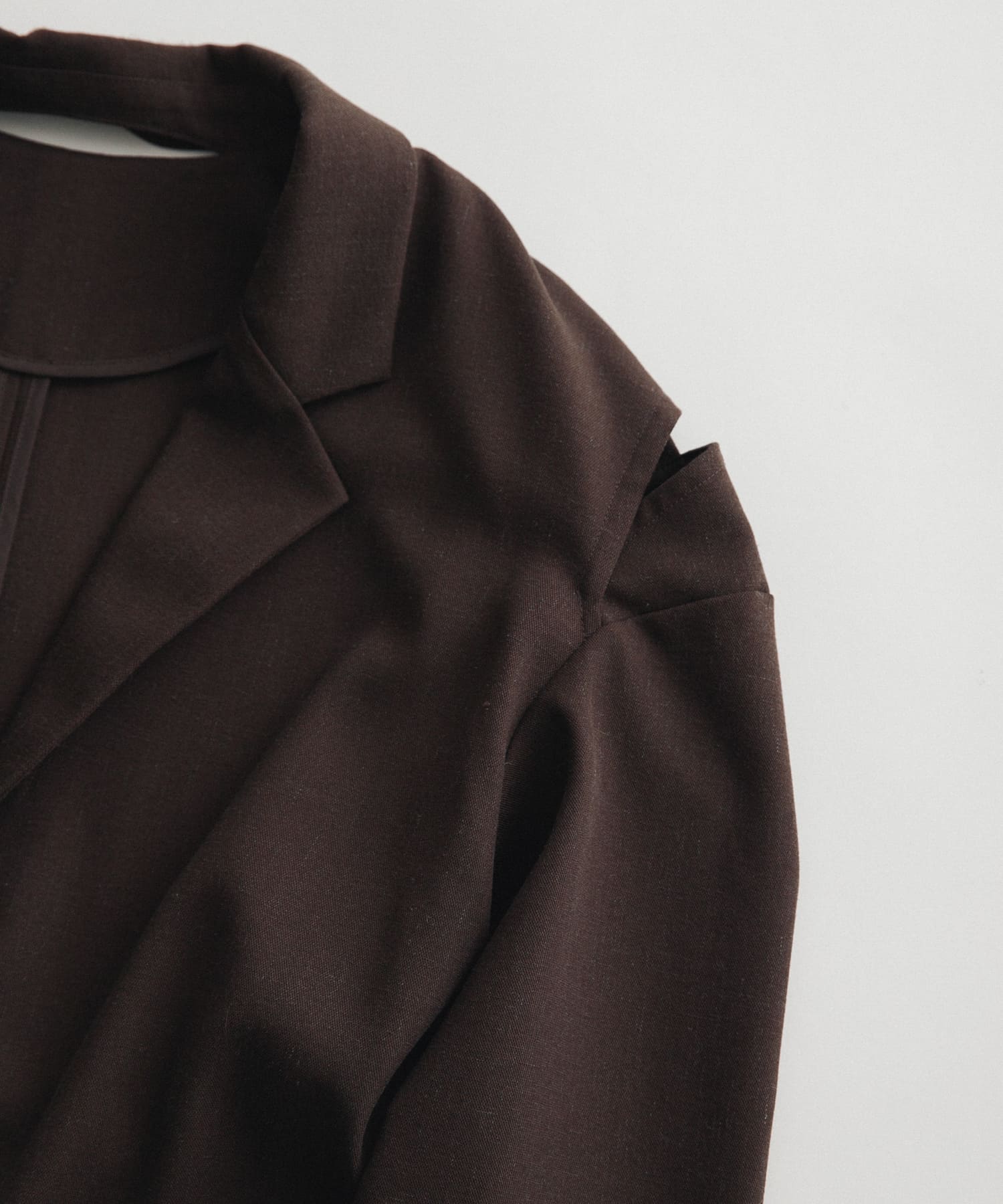over tailored  jacket チョコレート FREE