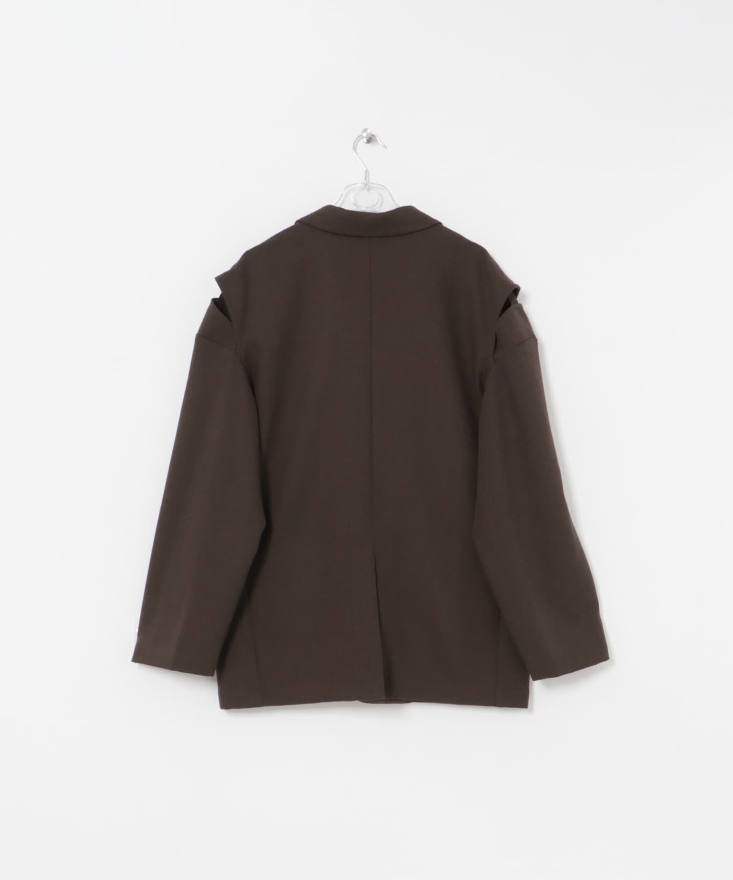 over tailored  jacket チョコレート FREE