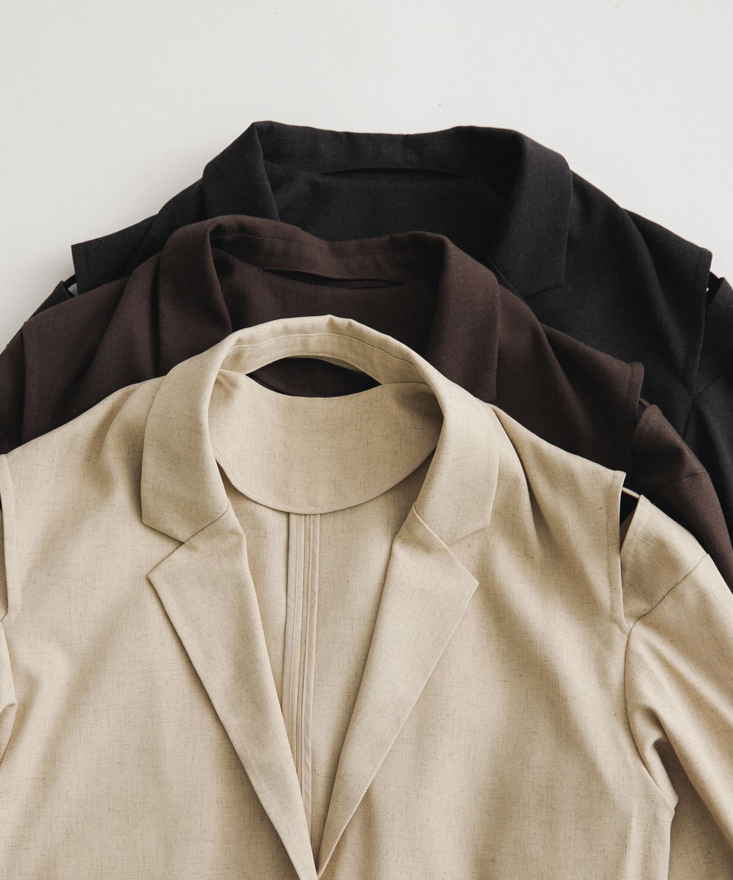 over tailored  jacket クリーム FREE