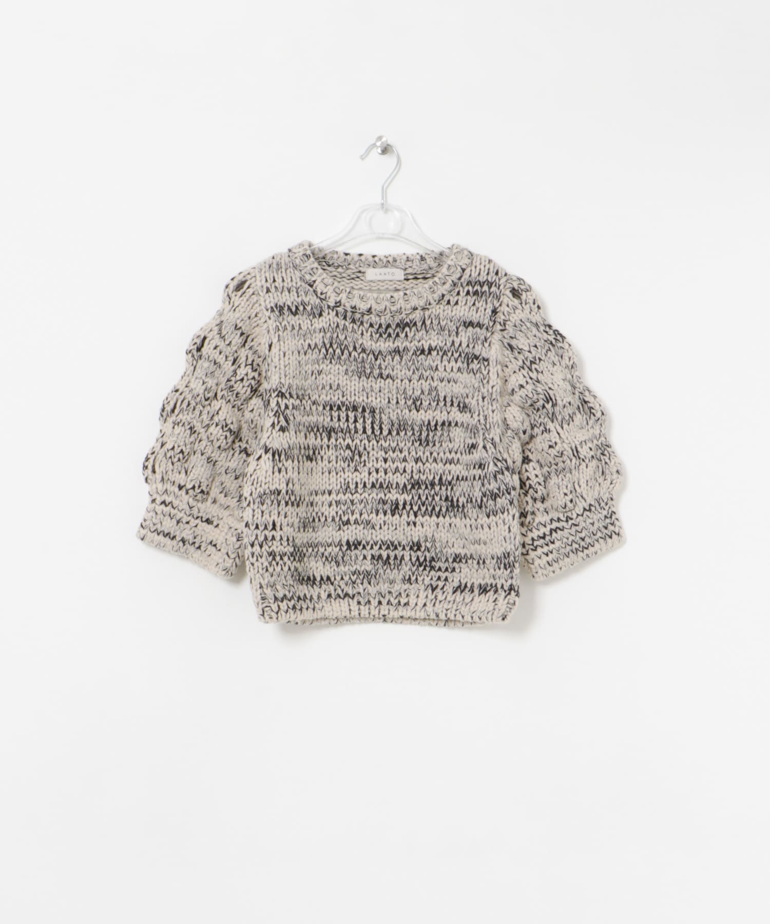 lantern sleeve knit クリーム FREE